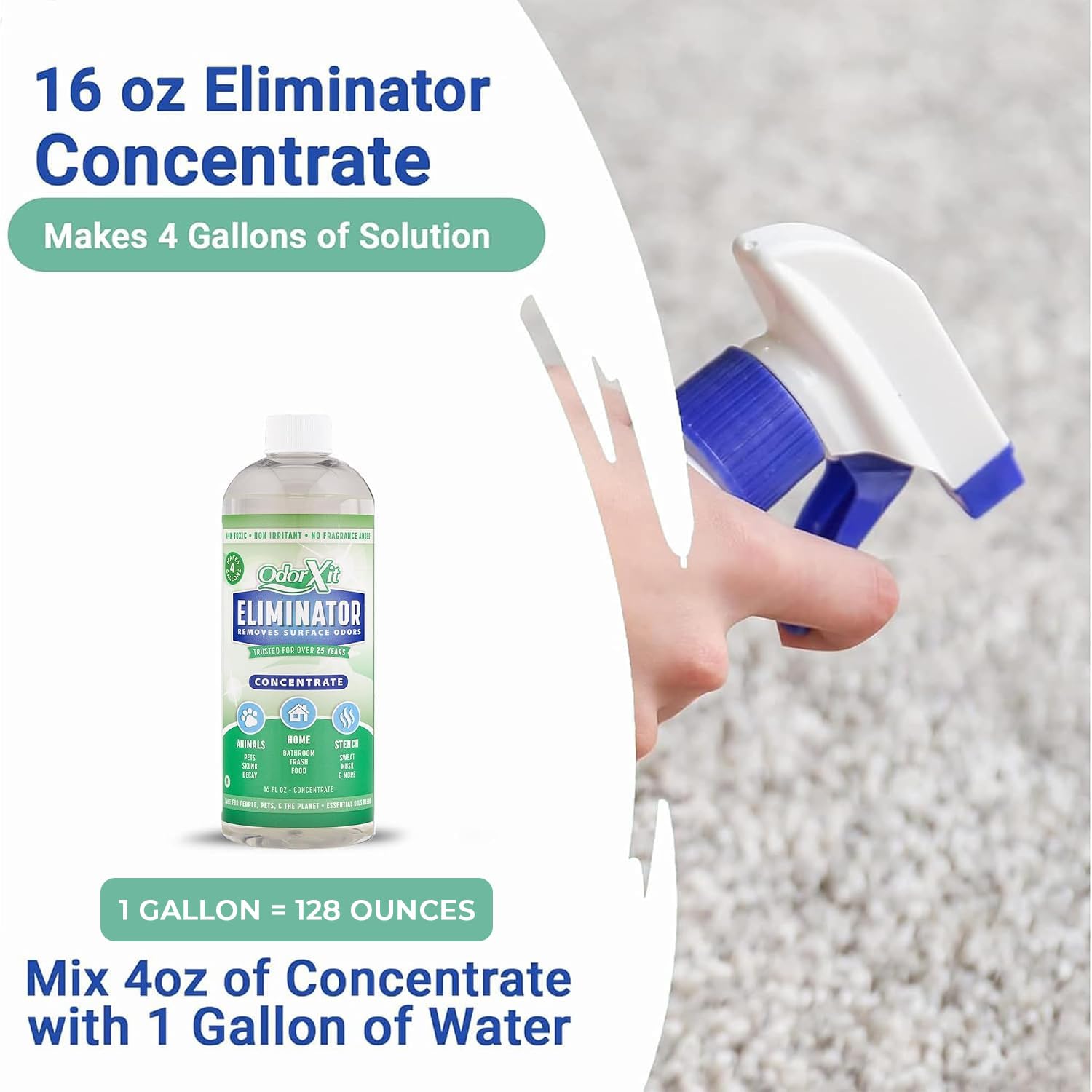 Concentrated Pet Urine Odor Eliminator (16 Fl Oz)