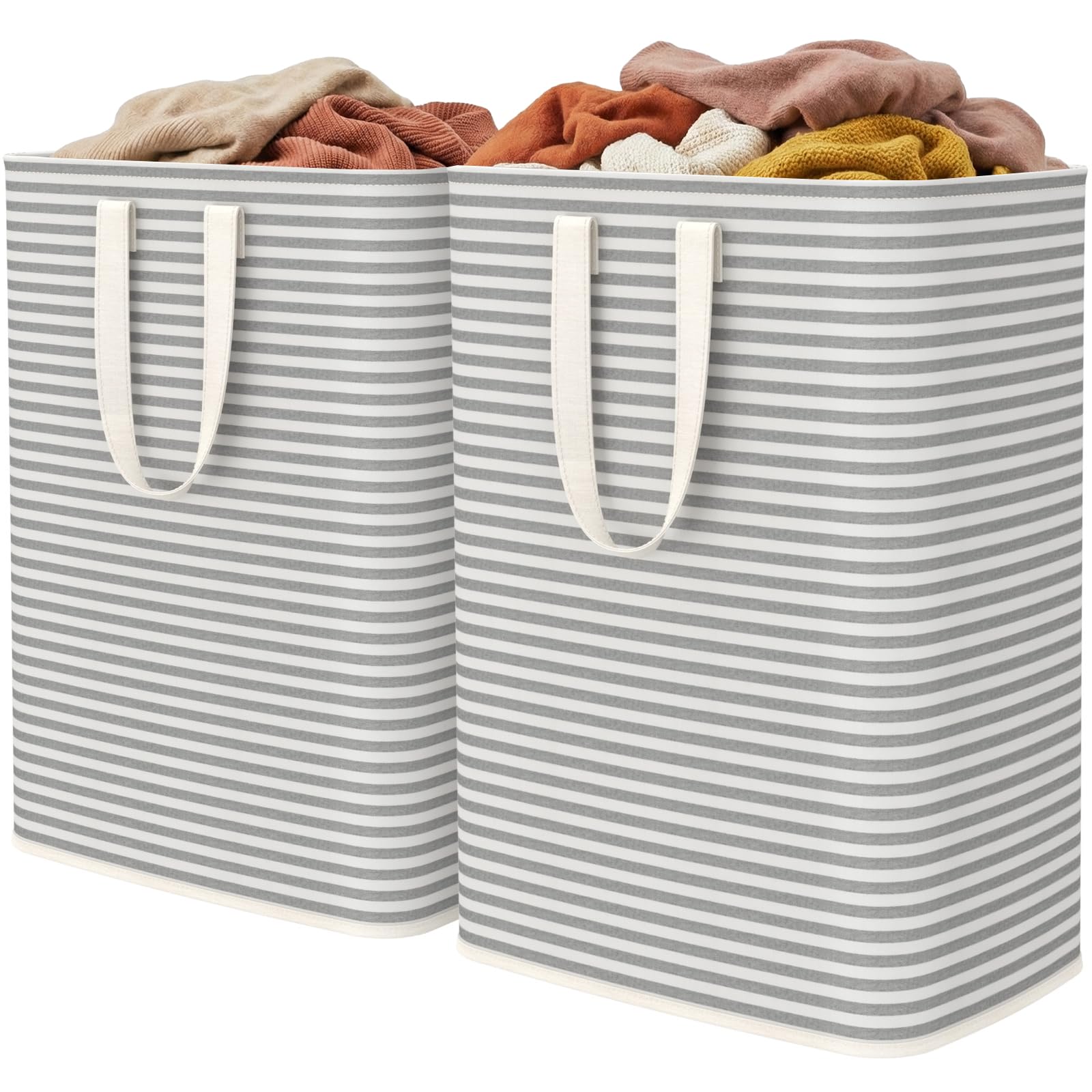 2 Pack Laundry Basket 65L Each (2 Count)