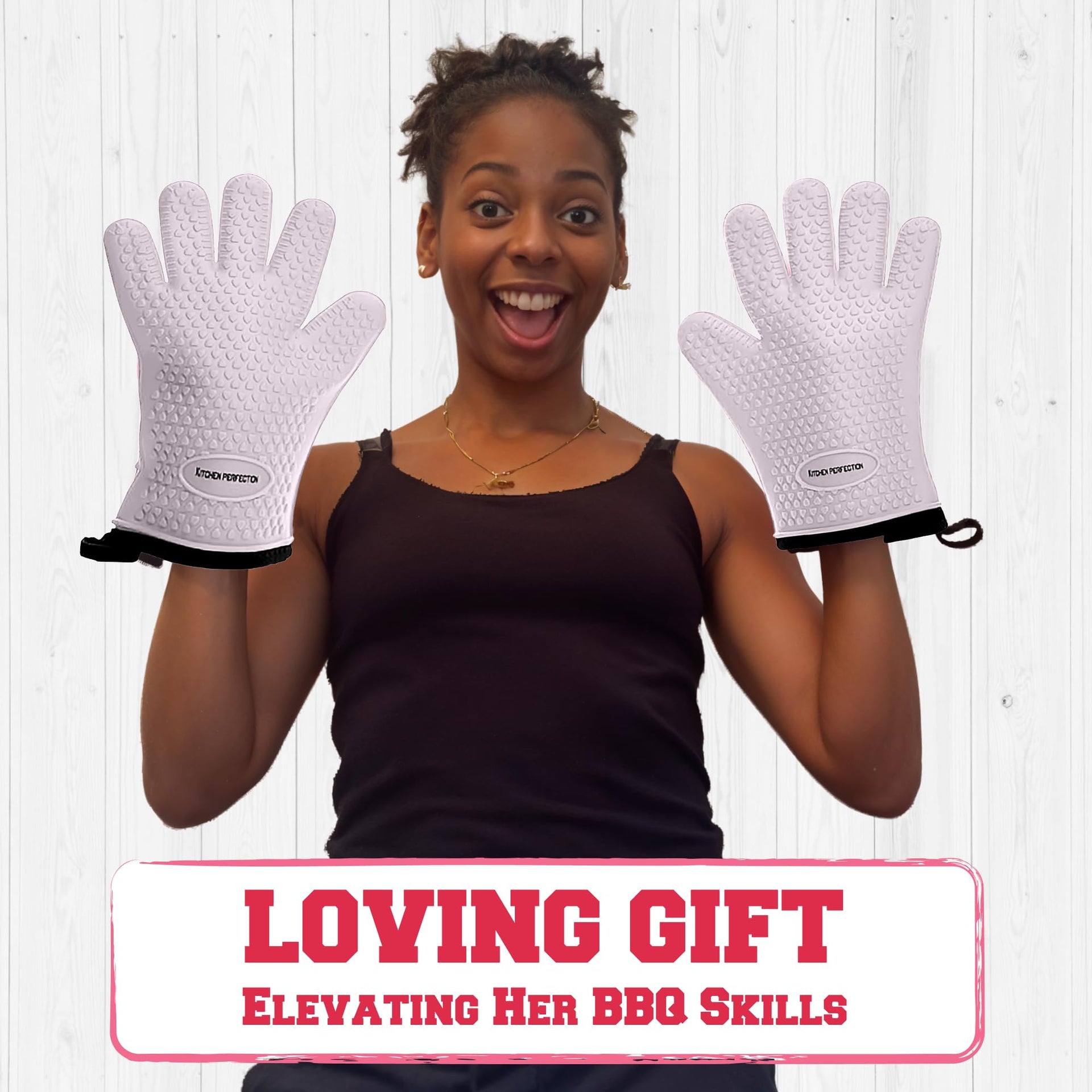 Silicone Smoker BBQ Gloves (2 Count)
