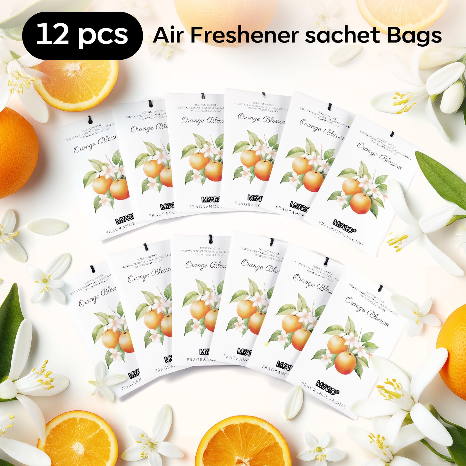 12 Pack Orange Scented Sachets (12 Count)