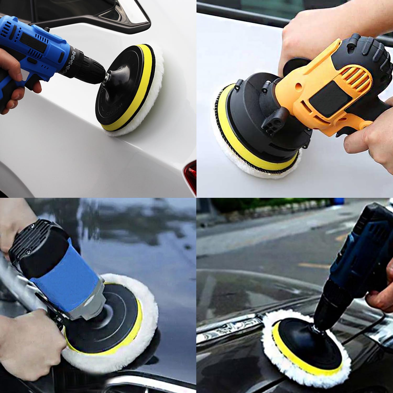 Car Foam Polishing Buffing Kit (6 Count)