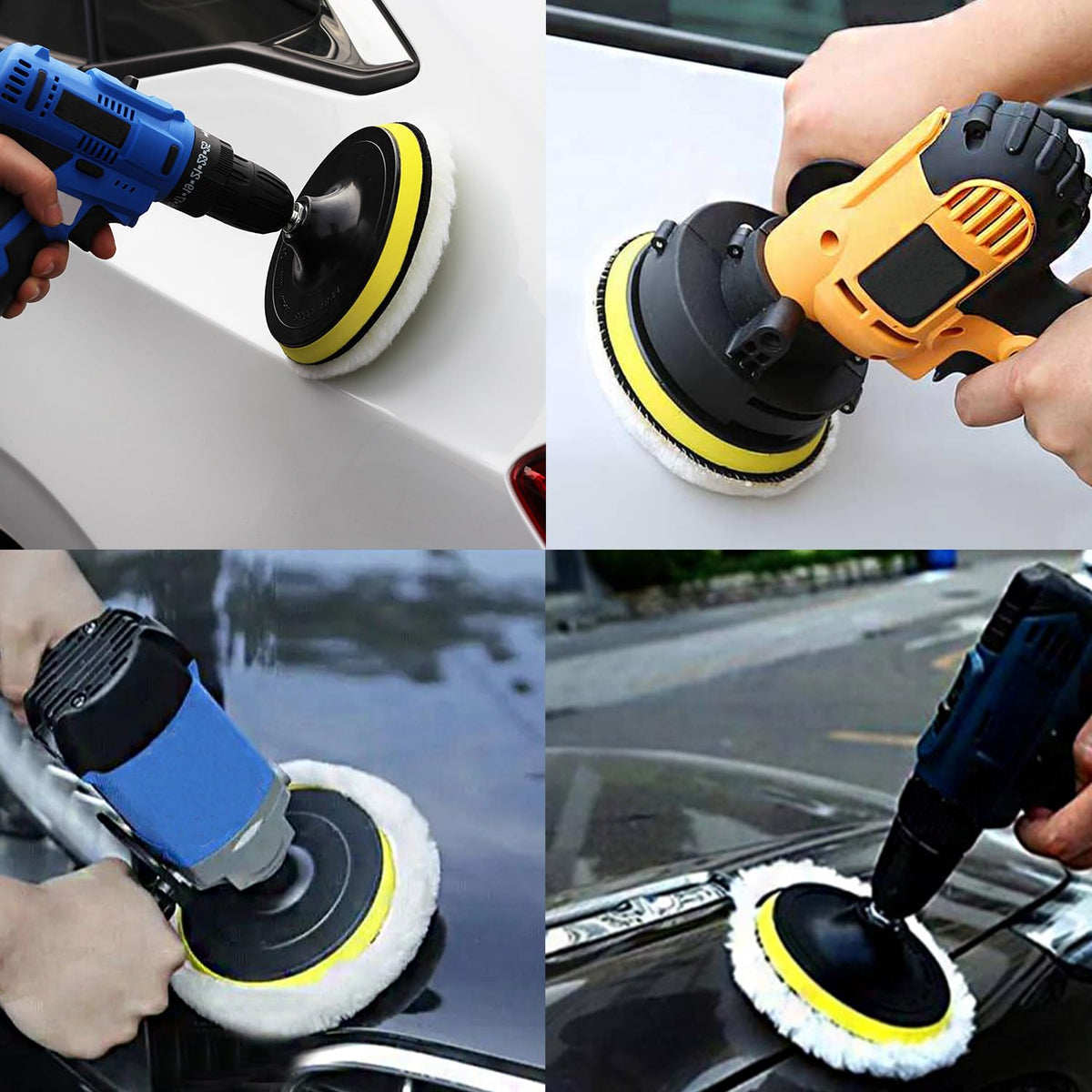 Car Foam Polishing Buffing Kit (6 Count)
