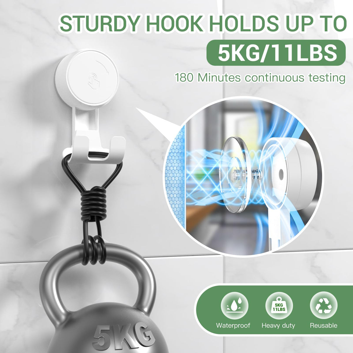 Suction Hooks Powerful Vacuum Suction Cup Hooks