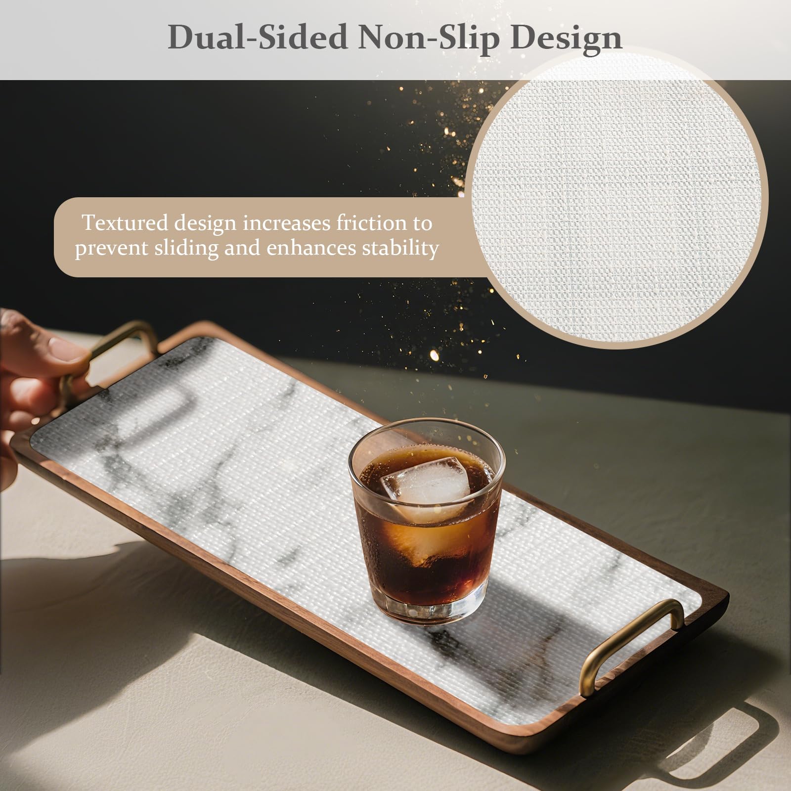 Drawer and Shelf Liner for Kitchen Cabinet Non Adhesive Non Slip 17in x 10FT