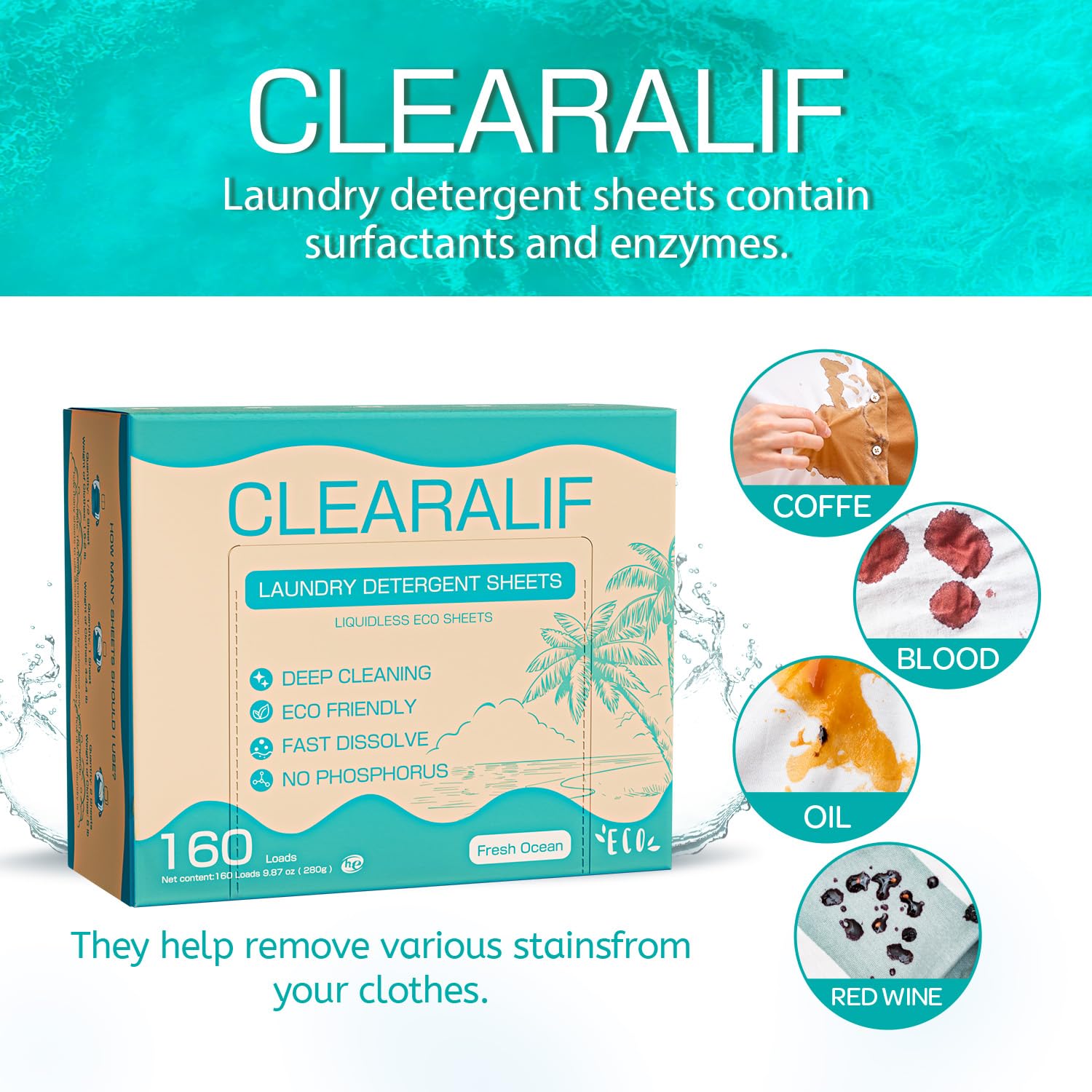 Laundry Detergent Sheets (160 Count)