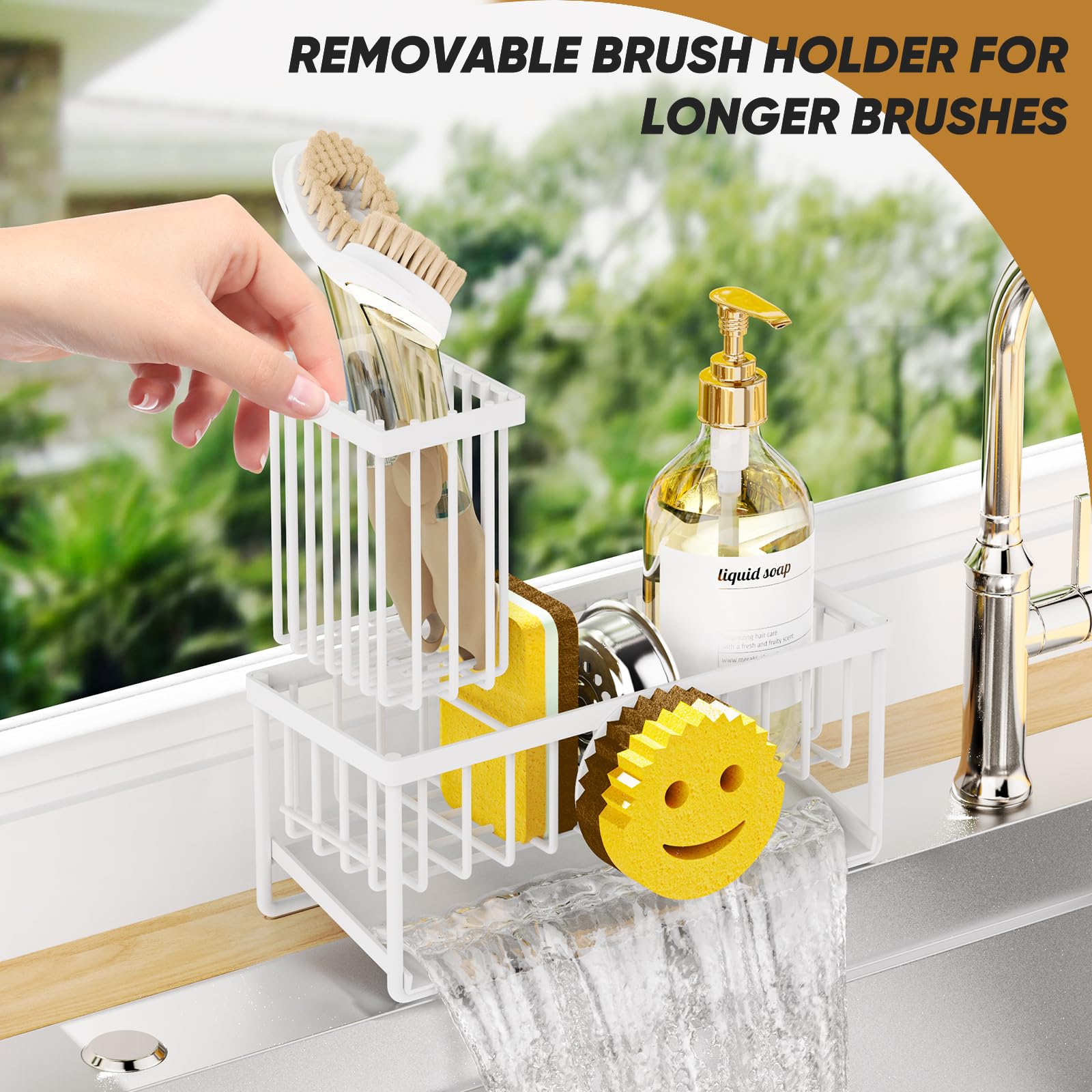 Sponge Holder for Kitchen Sink