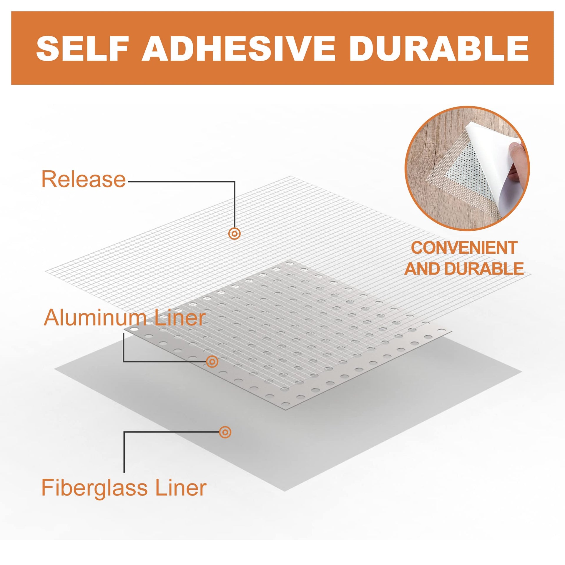 Self Adhesive Drywall Repair Patch Kit