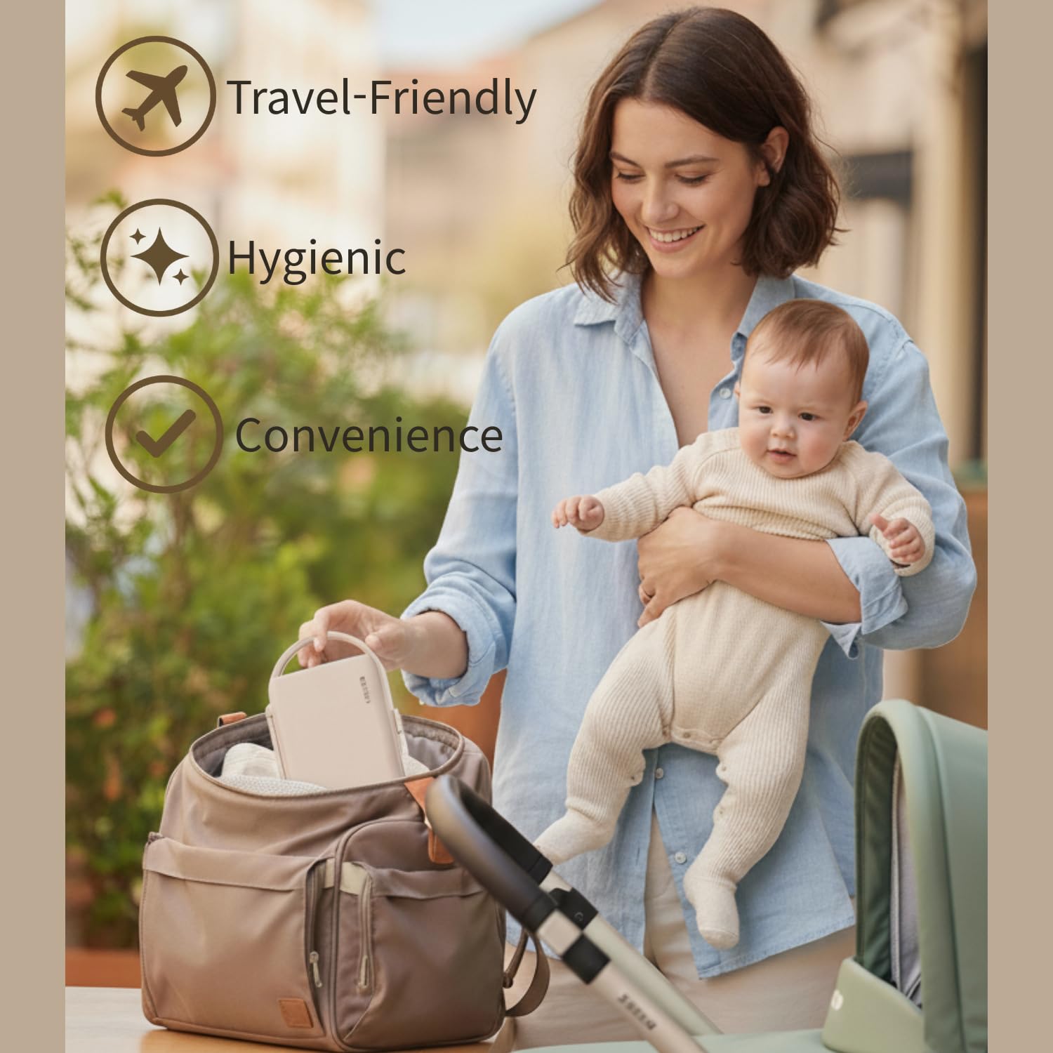 Travel Baby Bottle Drying Rack Set