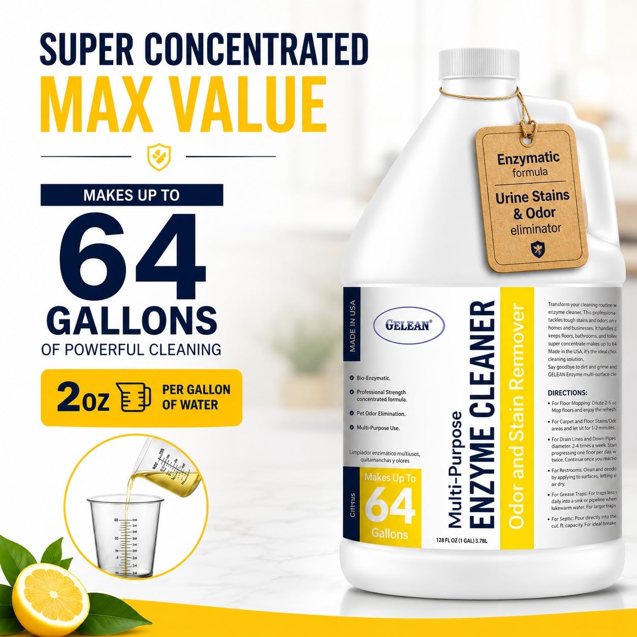 Enzymatic Cleaner Multi (128 Fl Oz)