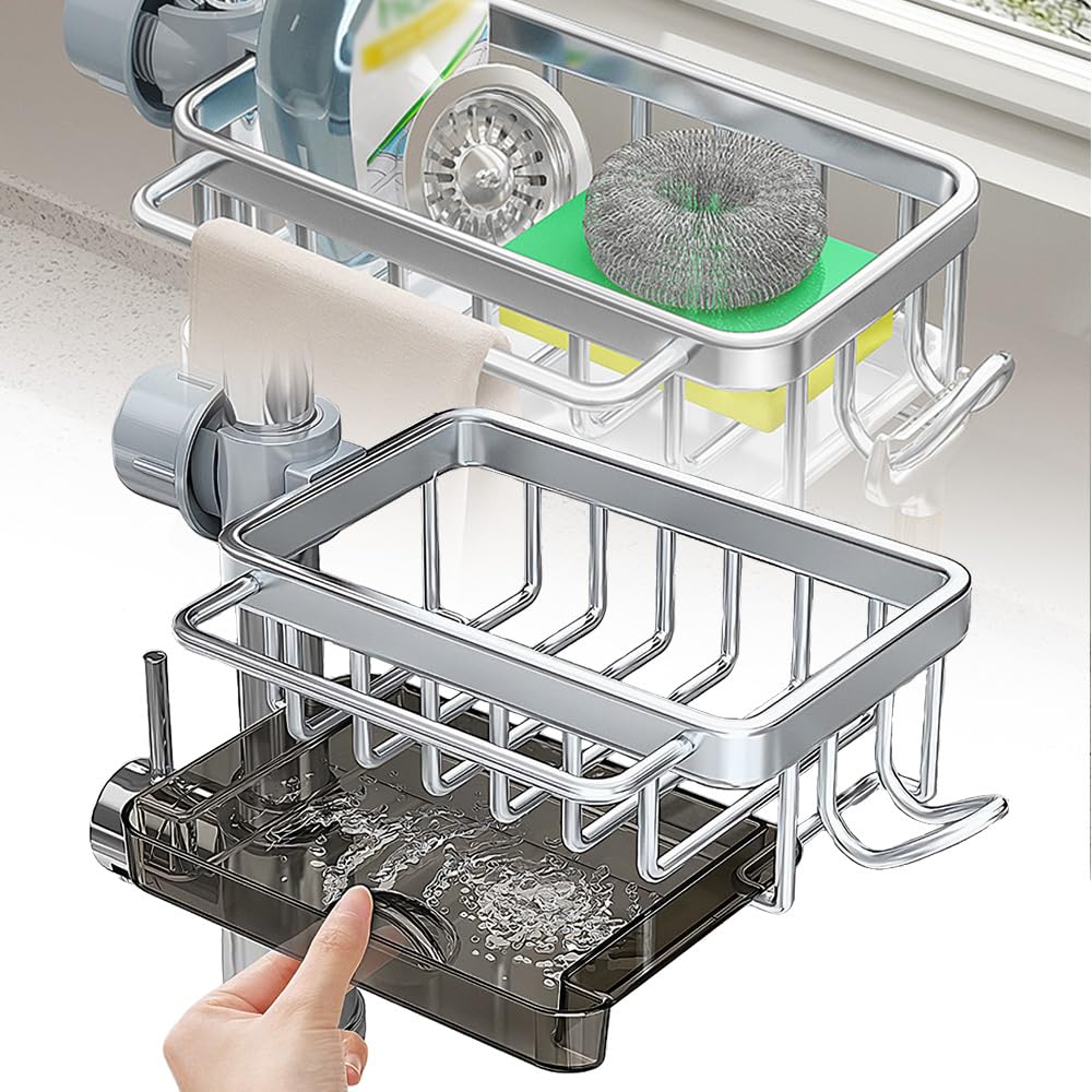 Sink Organizer Rack for Kitchen and Bathroom