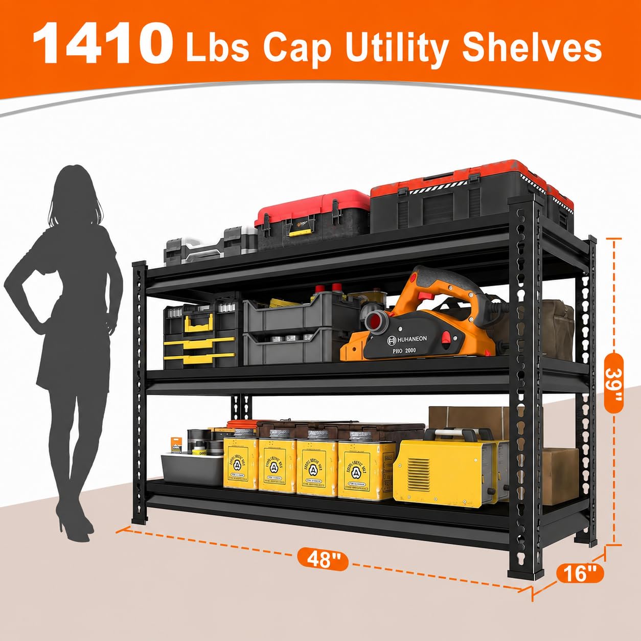 Metal Garage Shelving for Storage