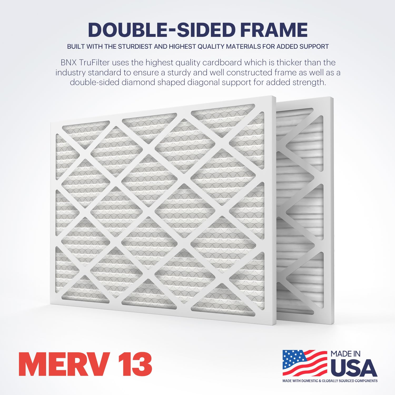 TruFilter 15x20x1 Air Filter MERV 13 (4 Count)