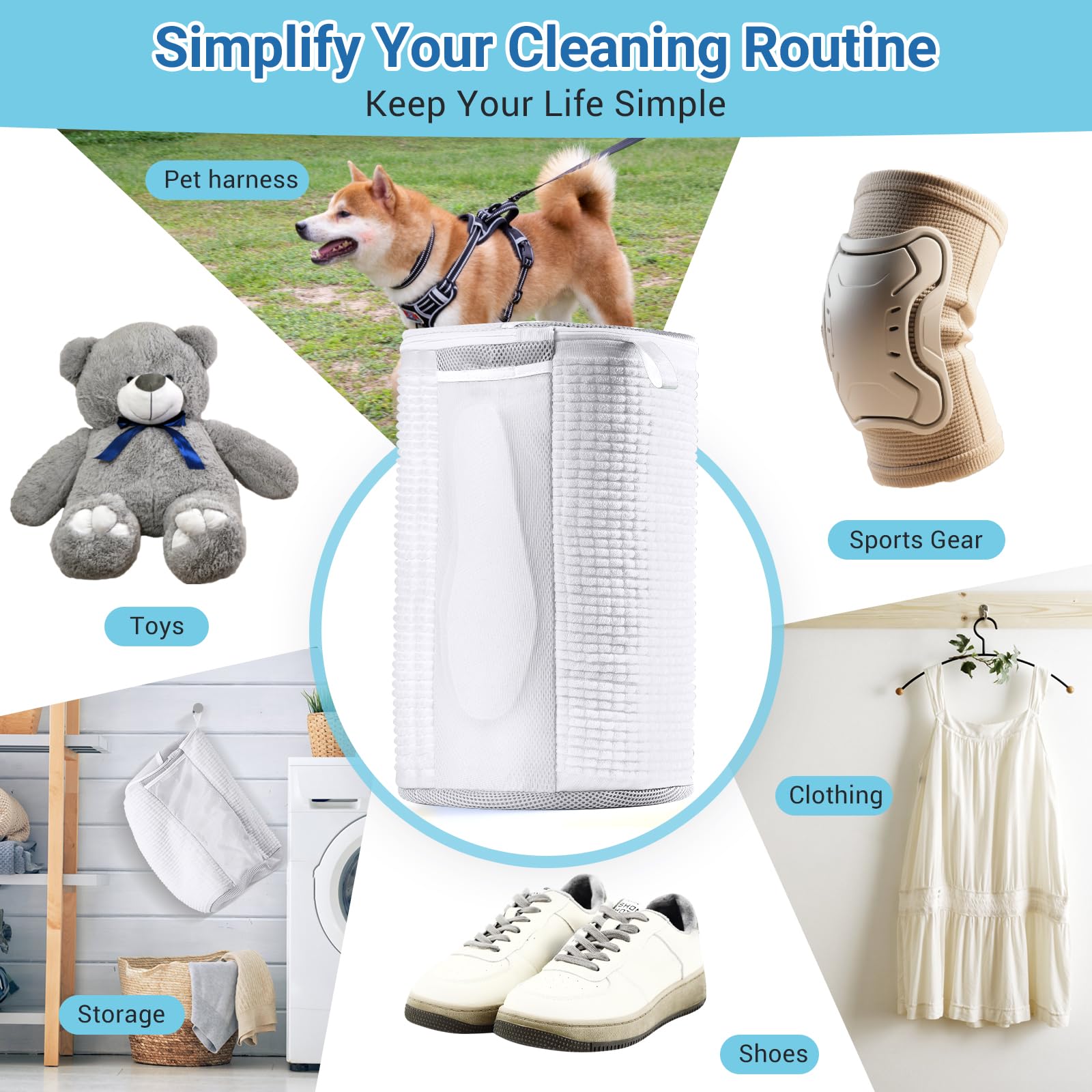 Large Shoe Bag for Washing Machine
