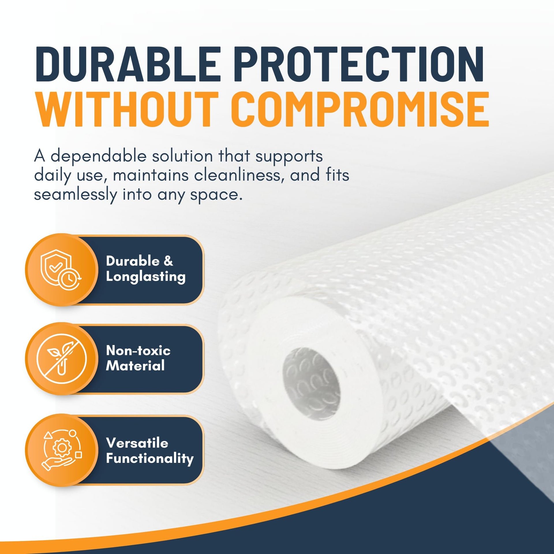 Shelf Liner Drawer Liner for Kitchen Cabinets Non