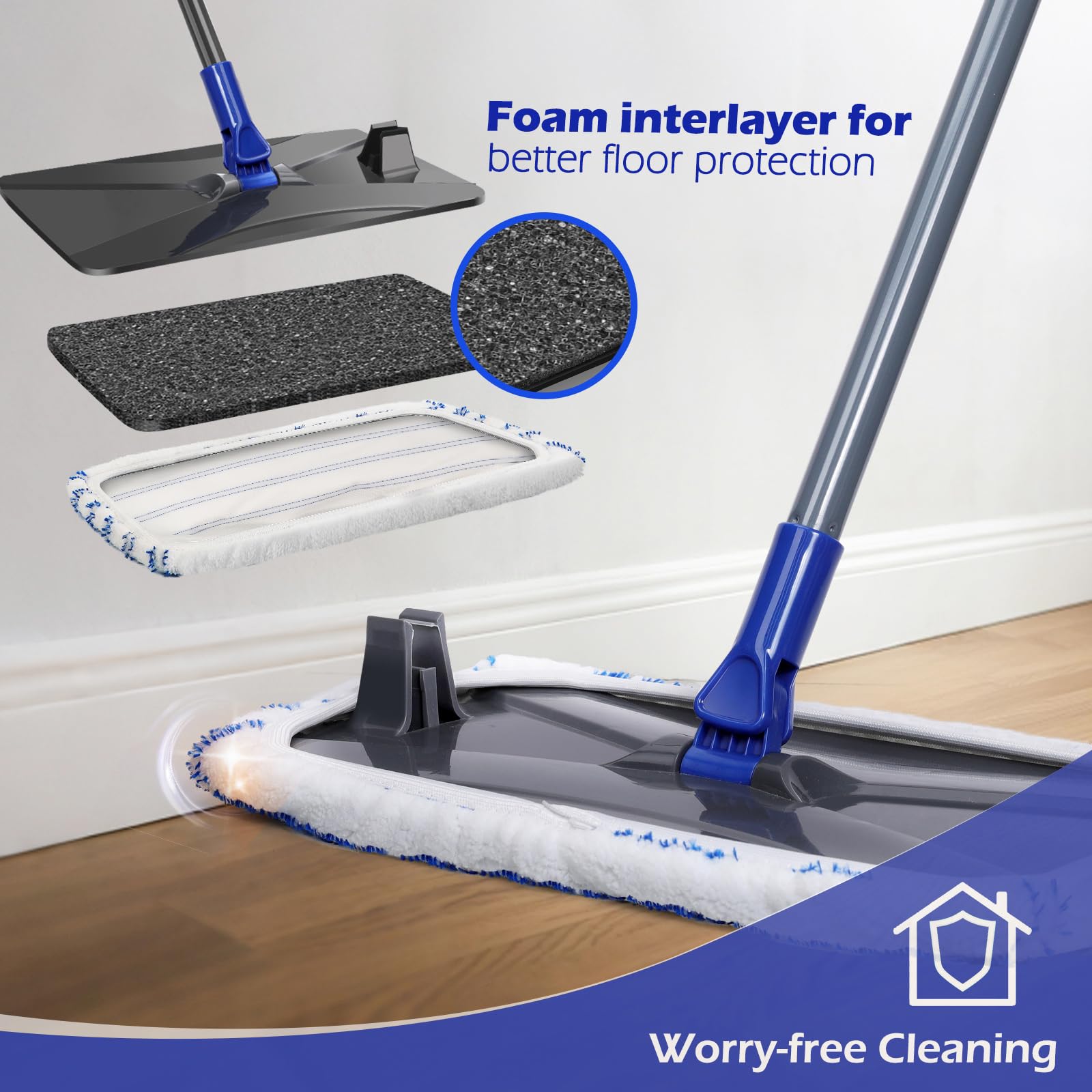 16" Large Microfiber Mop - ModHome Supplies