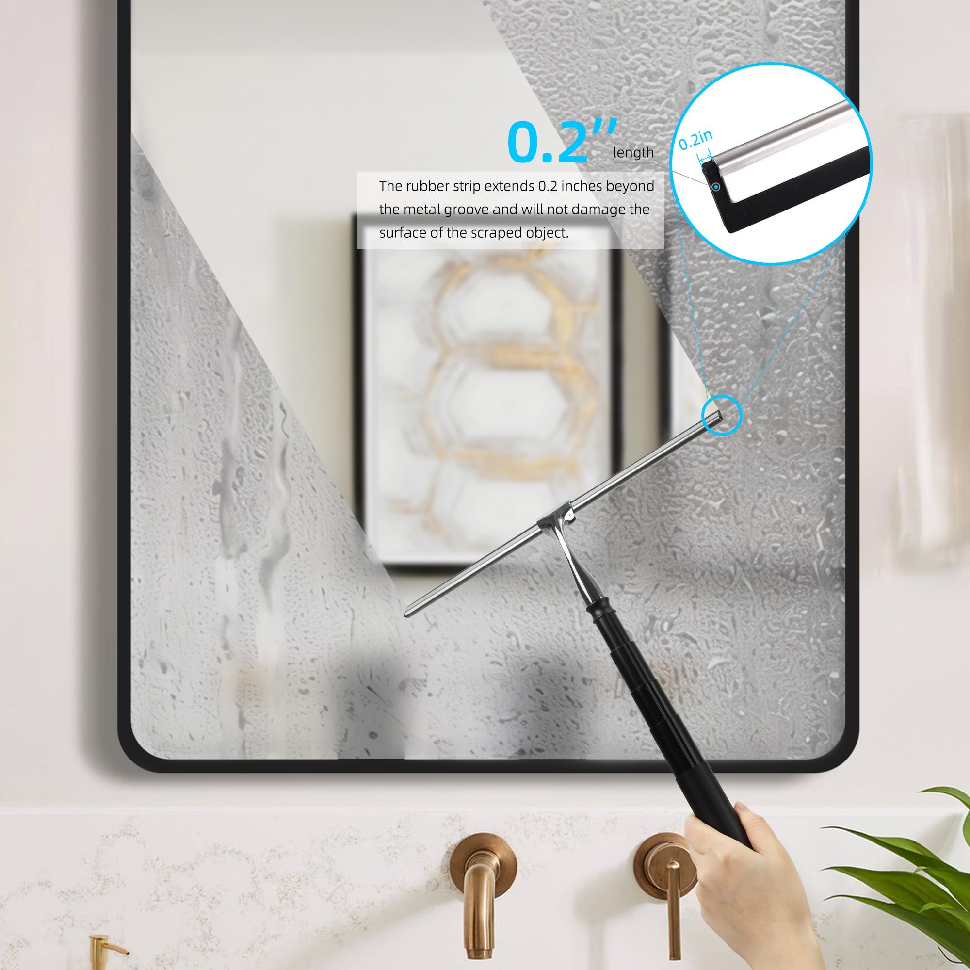 2 in 1 Window Squeegee