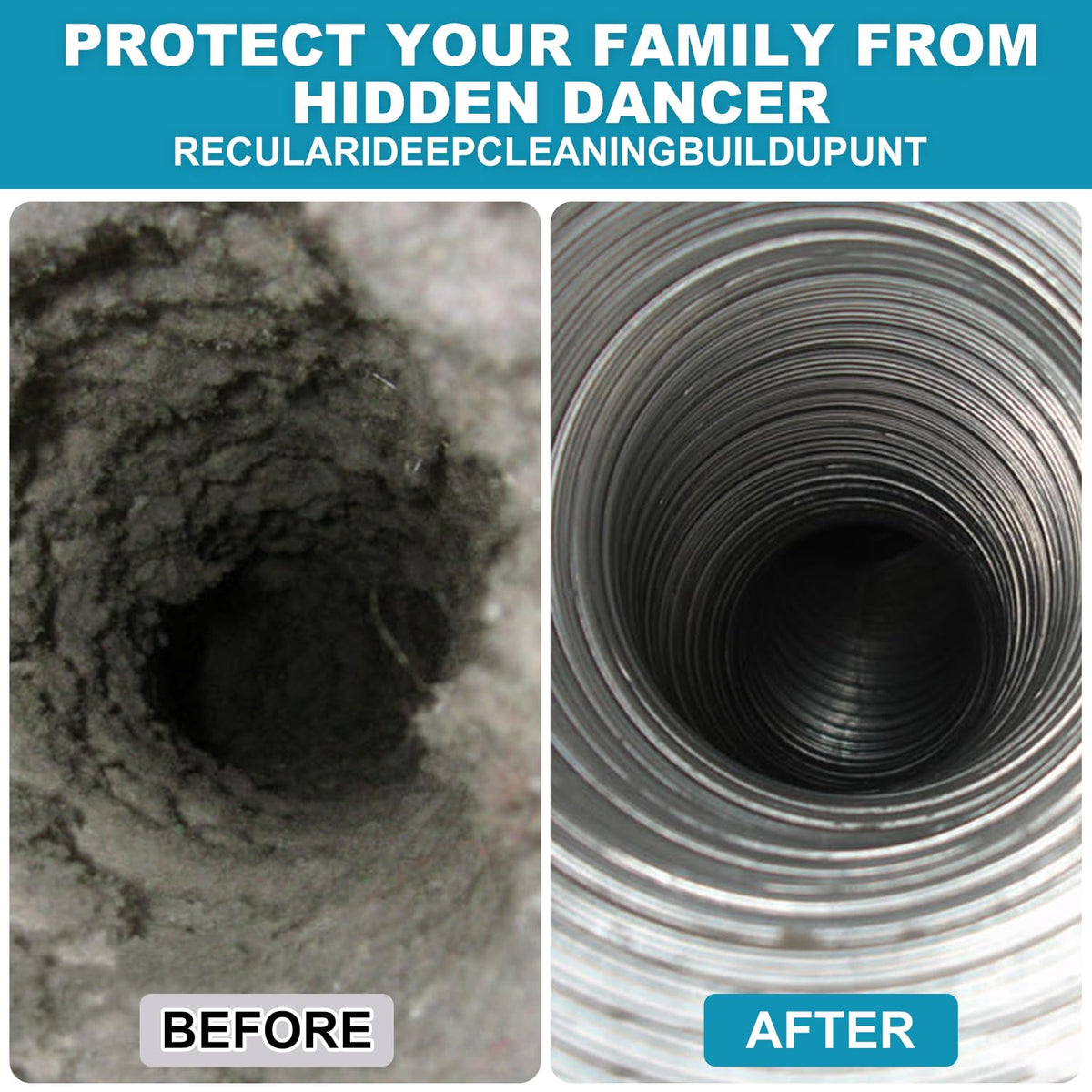 60Ft Dryer Vent Cleaner Kit