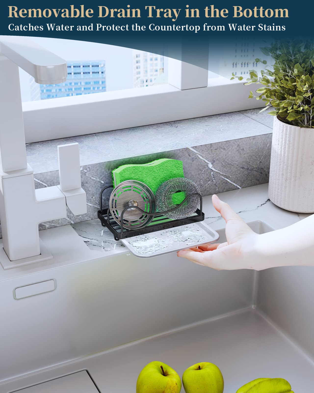 Sponge Holder for Kitchen Sink