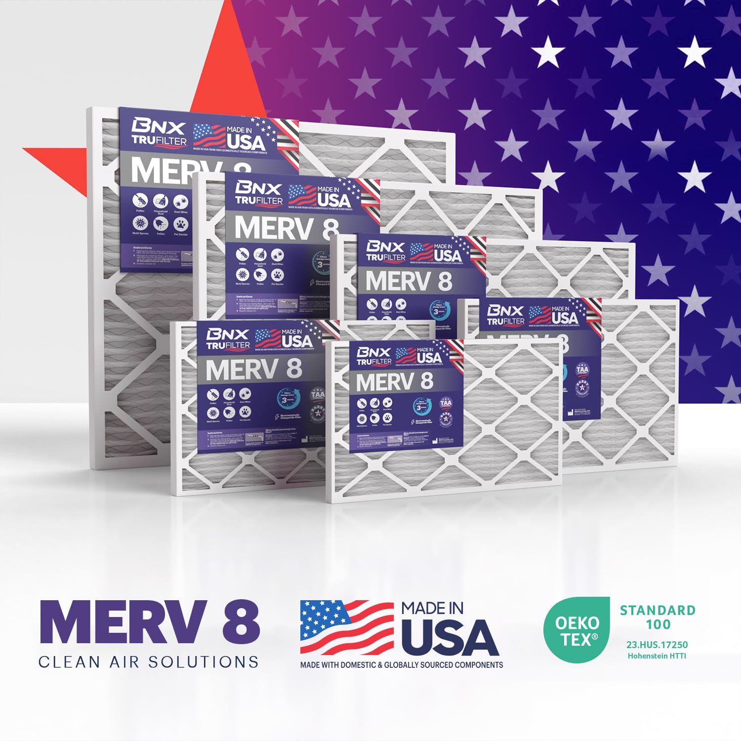 TruFilter 14x24x1 Air Filter MERV 8 (6 Count)