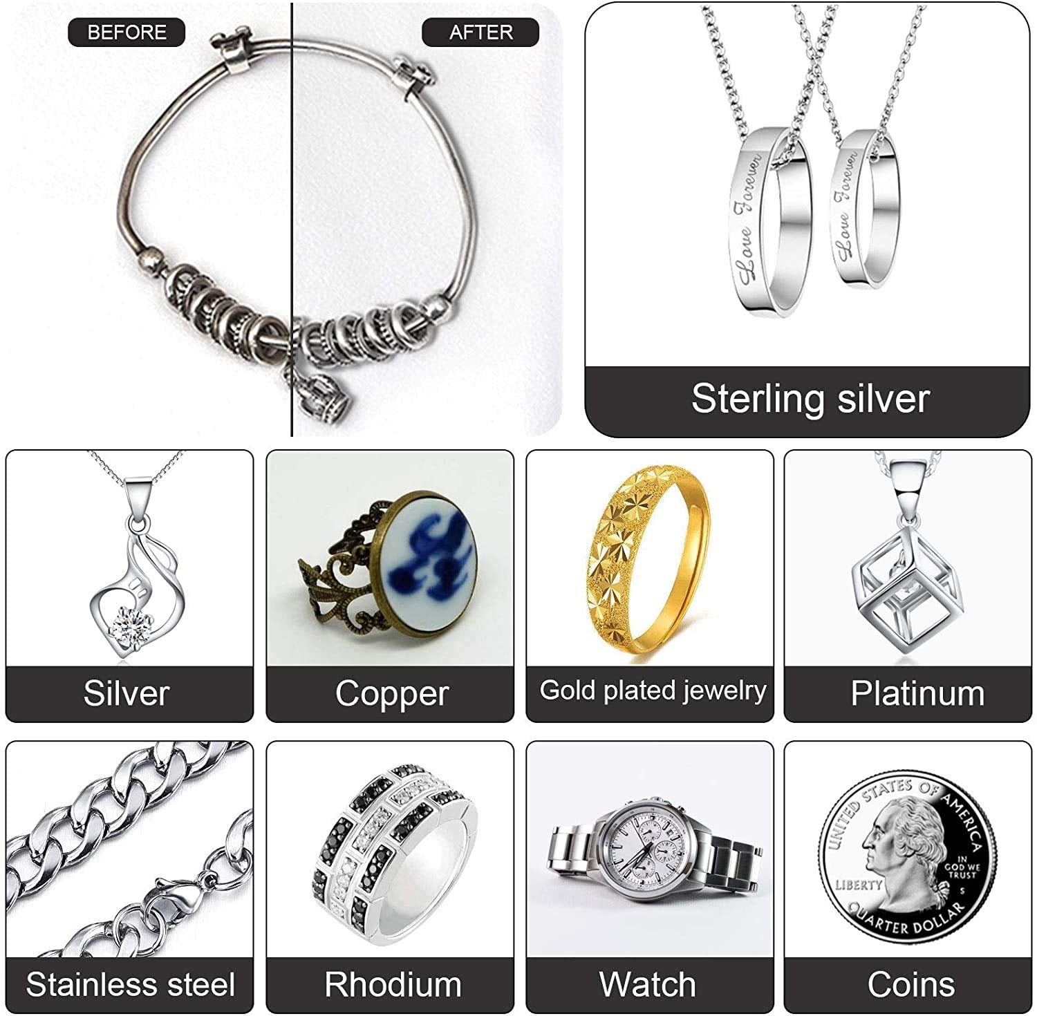 Silver Polishing Cloth (4 Count)
