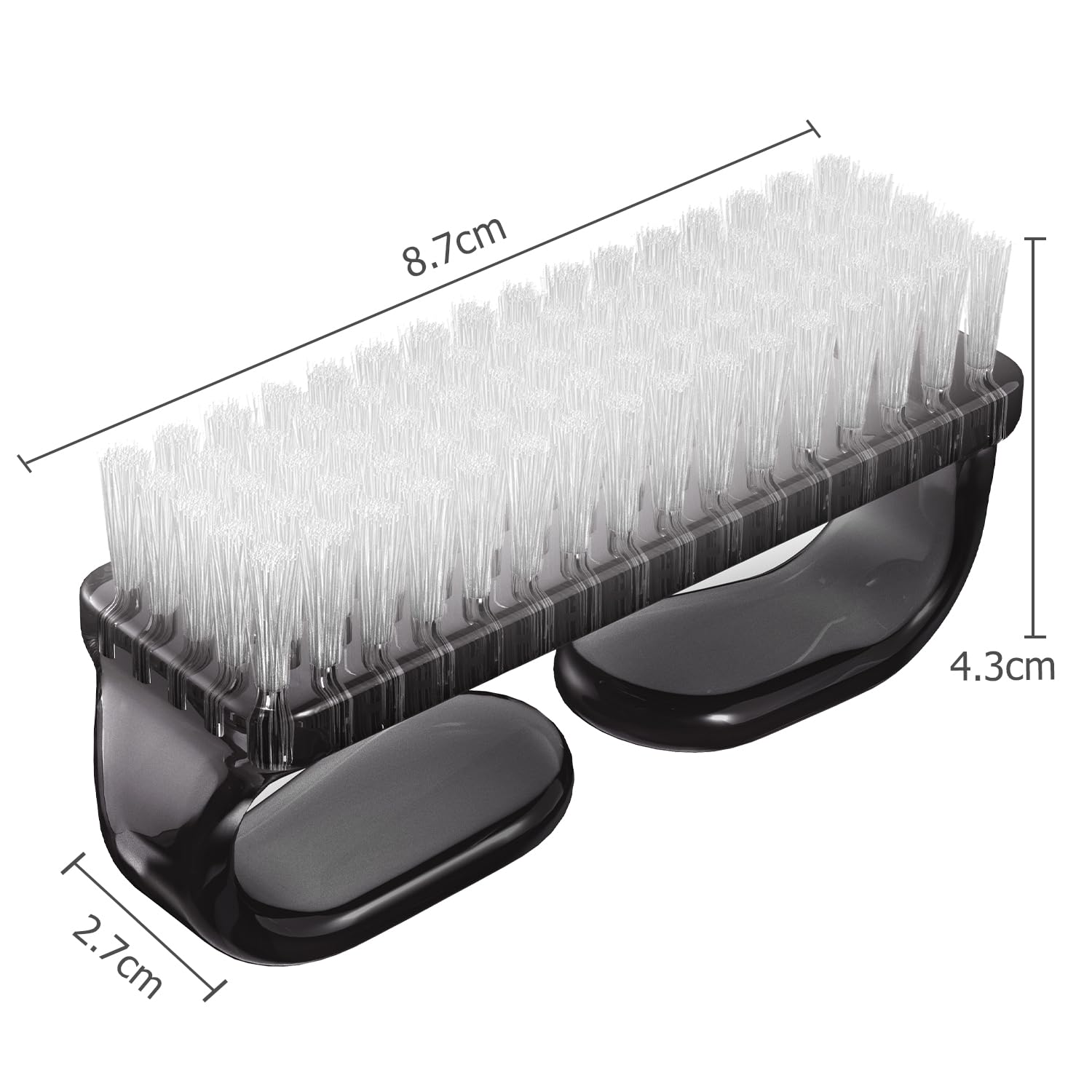Handle Grip Nail Brush (4 Count)