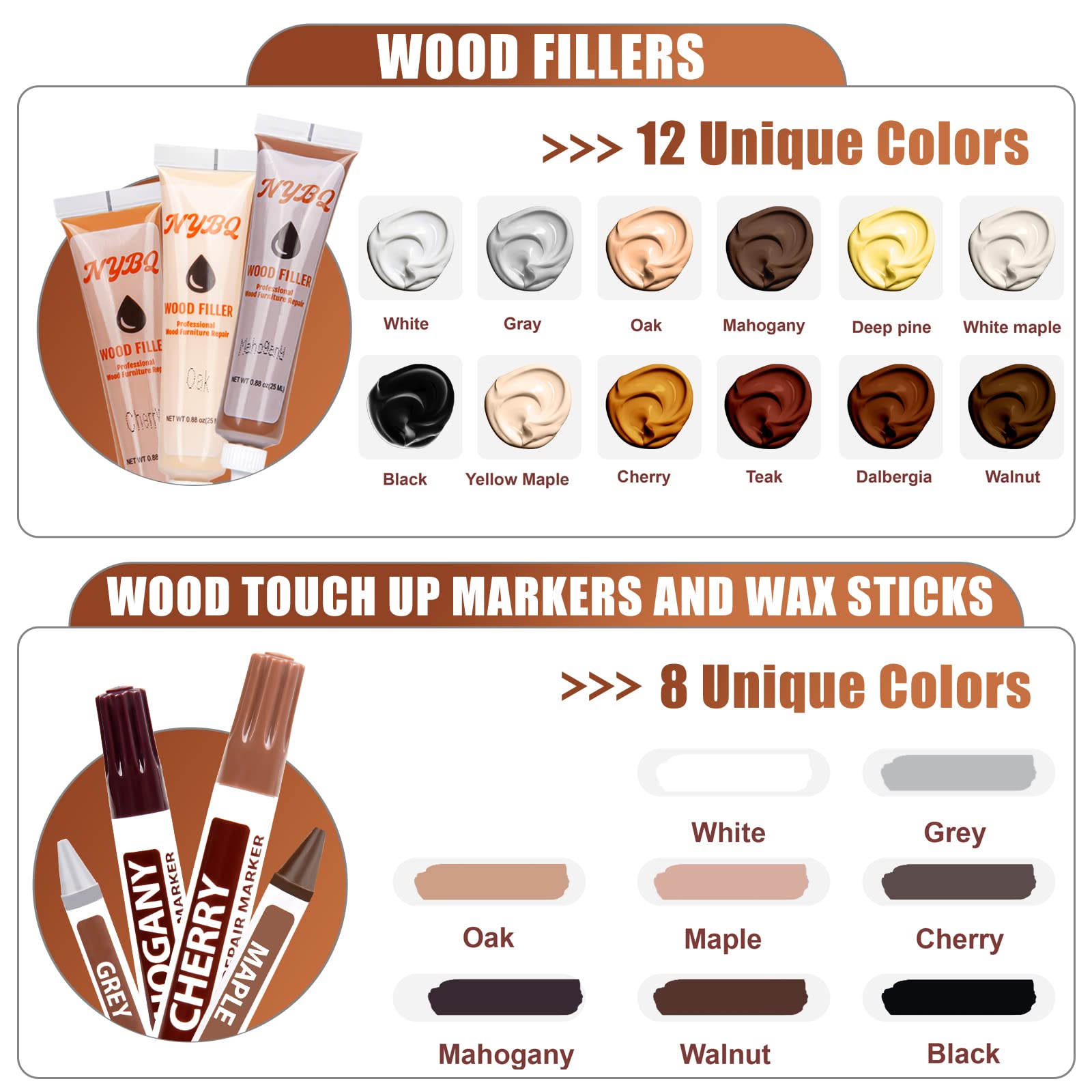 Wood Furniture Repair Kit