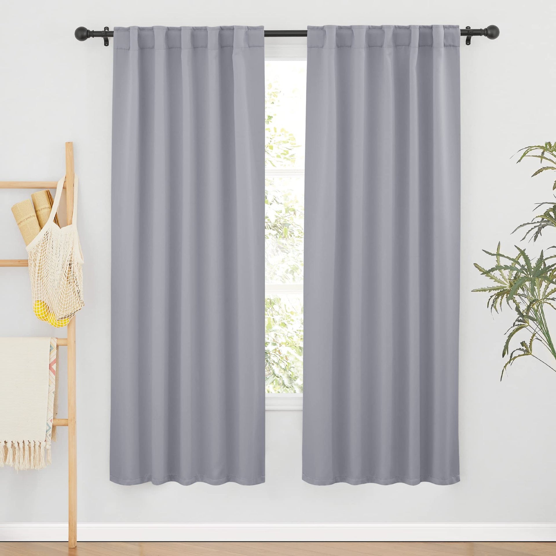Blackout Curtains 72 inches Long for Bedroom (2 Count)