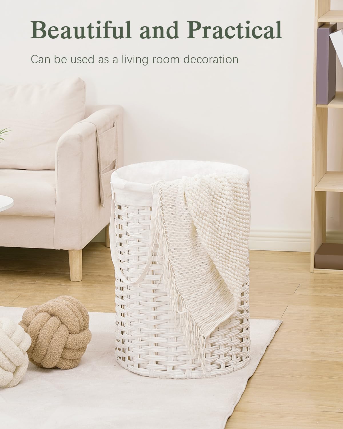 Laundry Hamper Laundry Basket Round 19 Gal