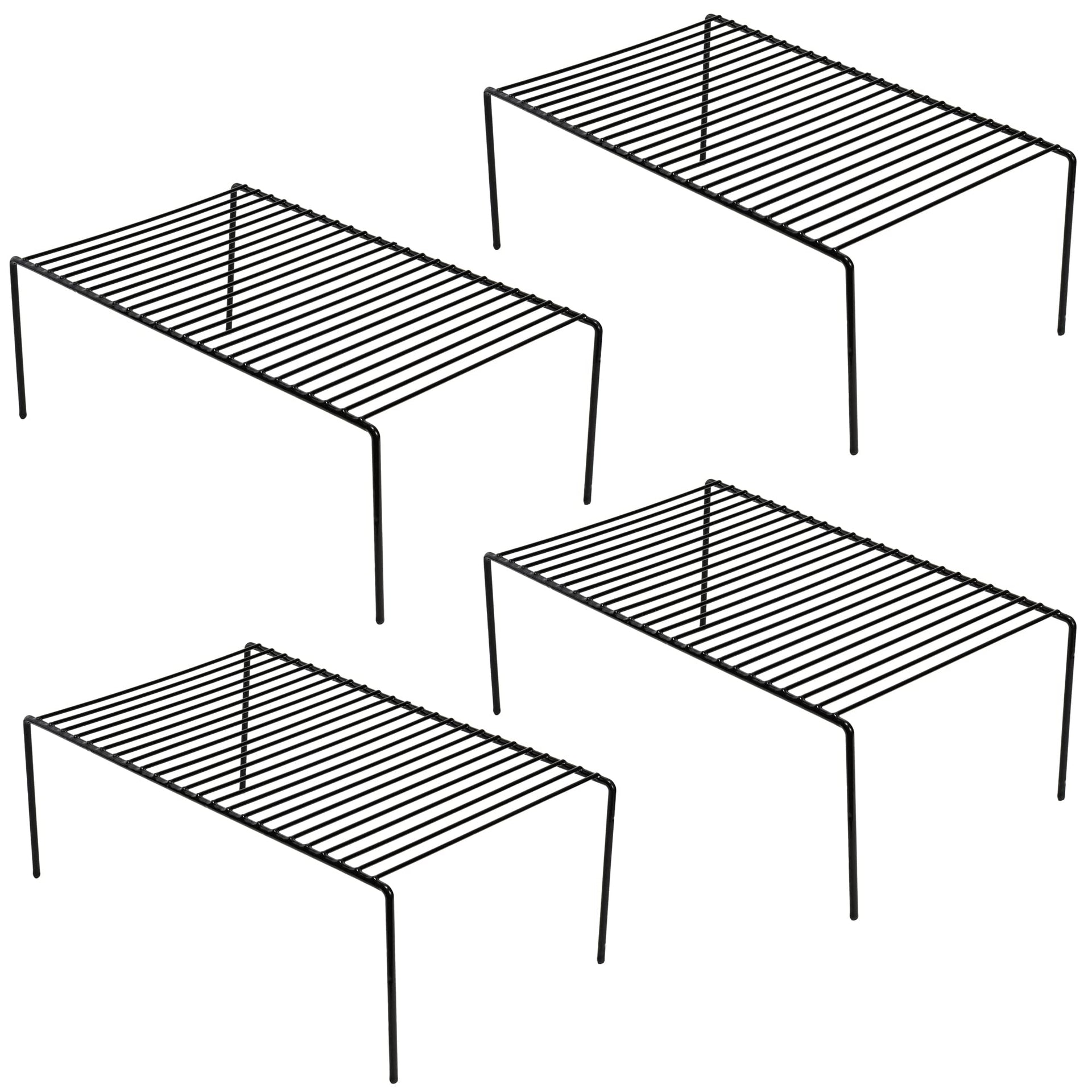 Kitchen Cabinet Shelf Organizer Set of 2 (4 Count)