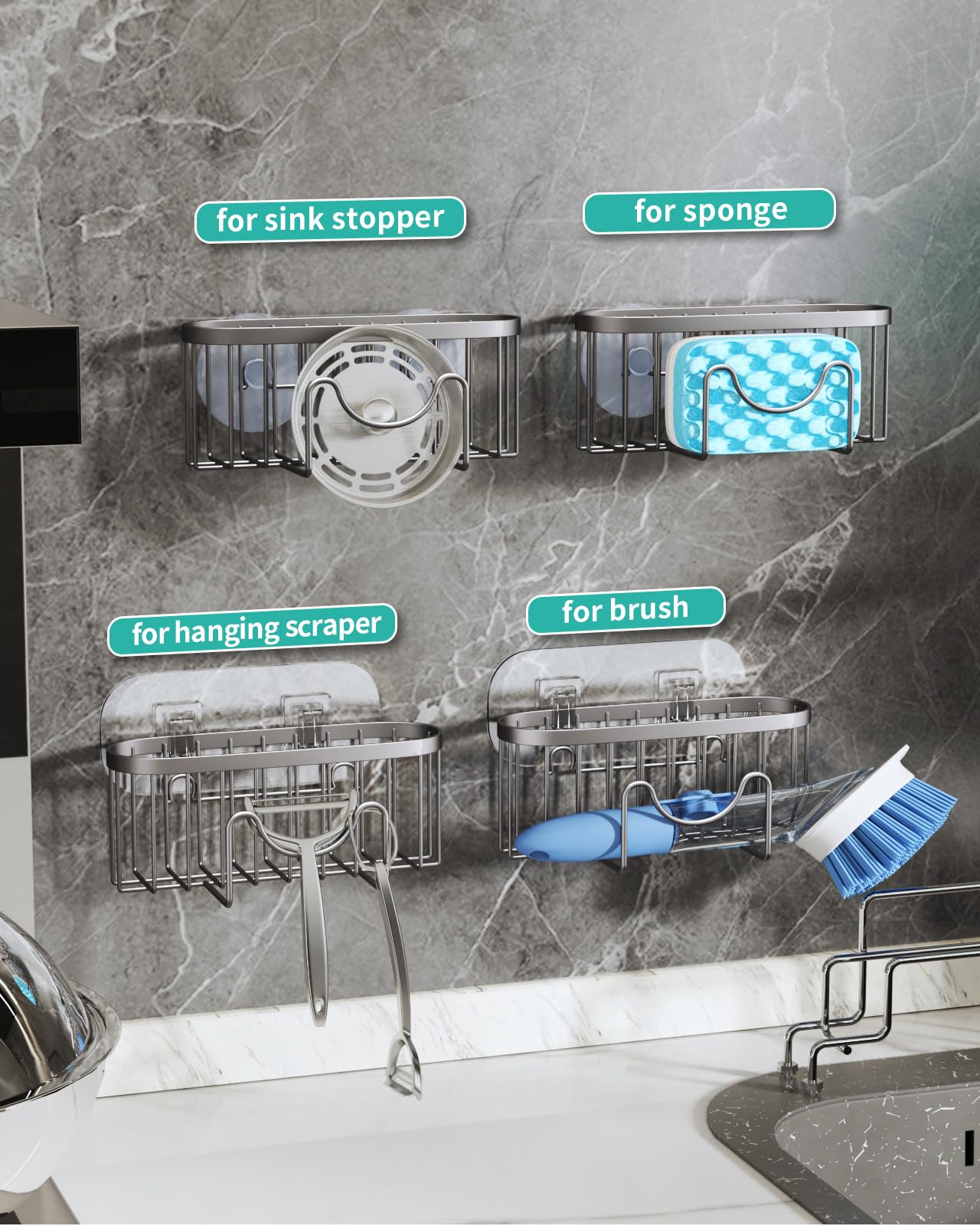 Kitchen Sponge Holder for Sink