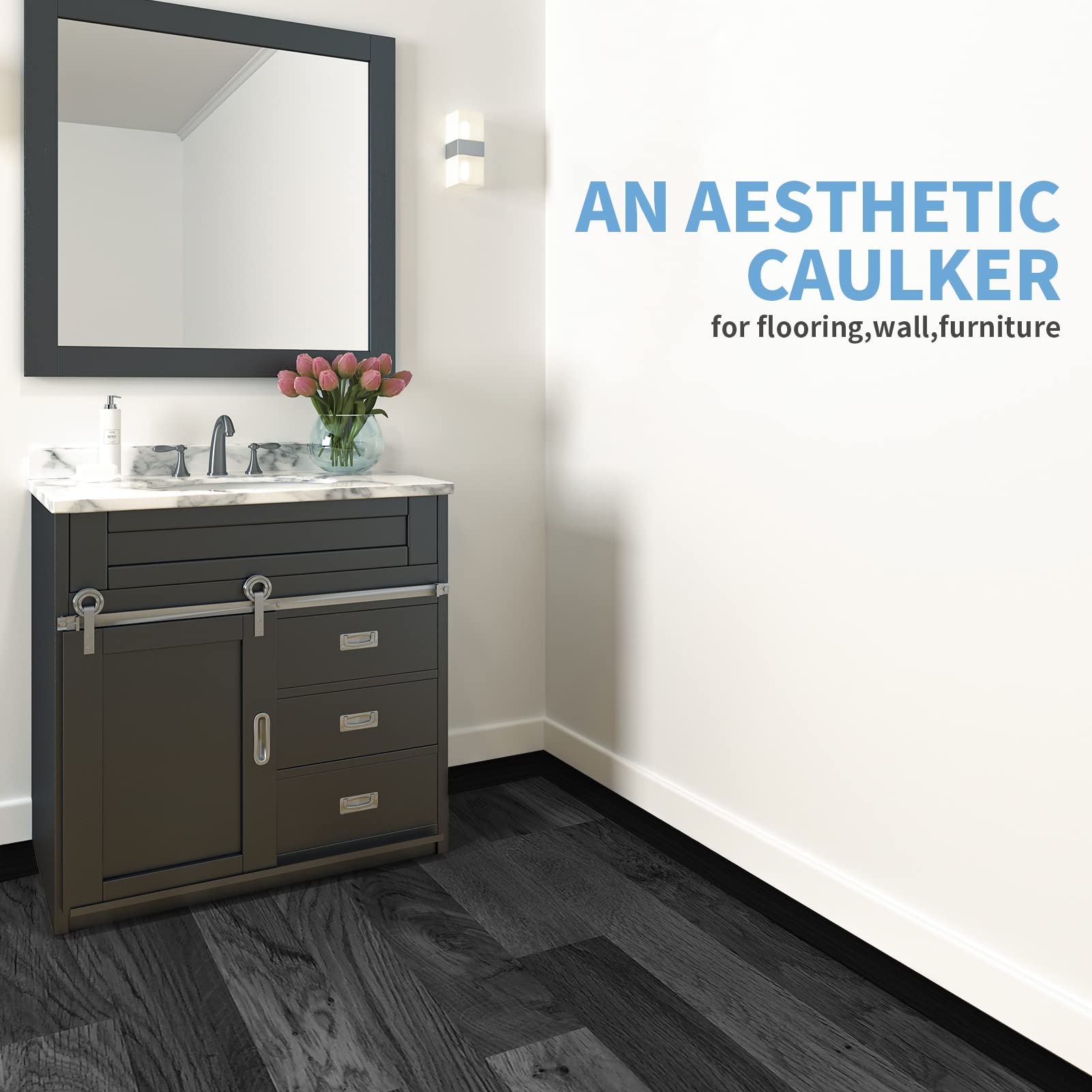 10 ft Vinyl Floor Transition Strip (9.9738 Foot)