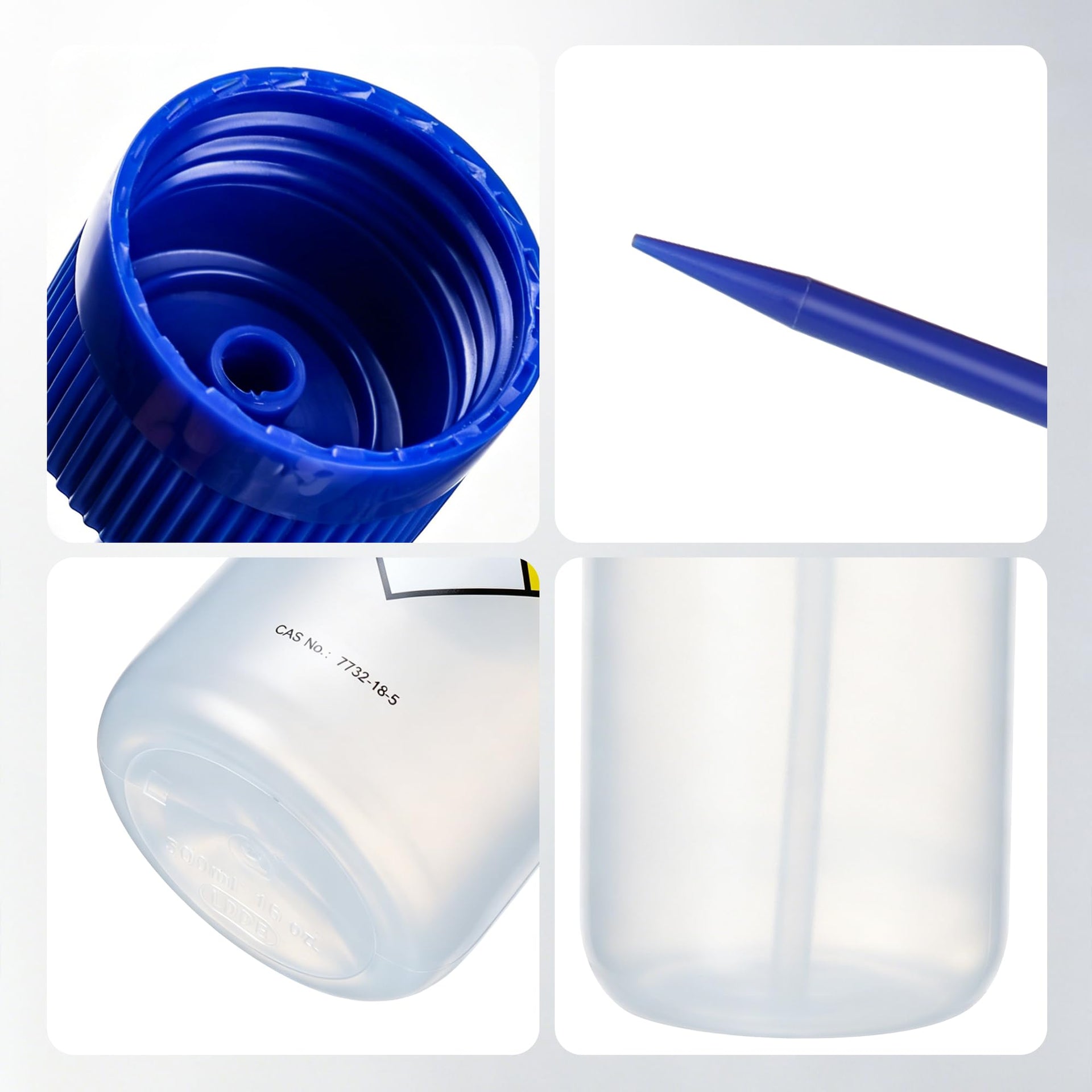 2pcs Safety Wash Bottles (2 Count)