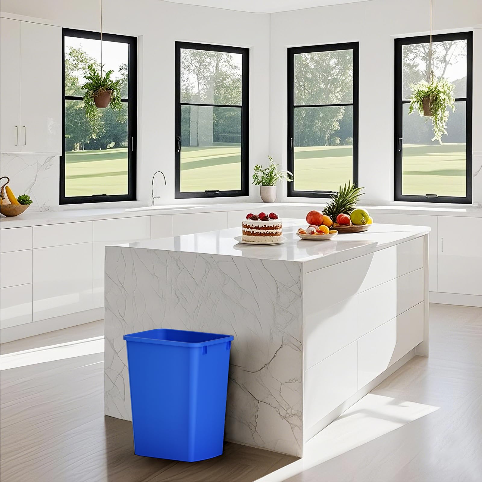 35 Quart Plastic Trash Can