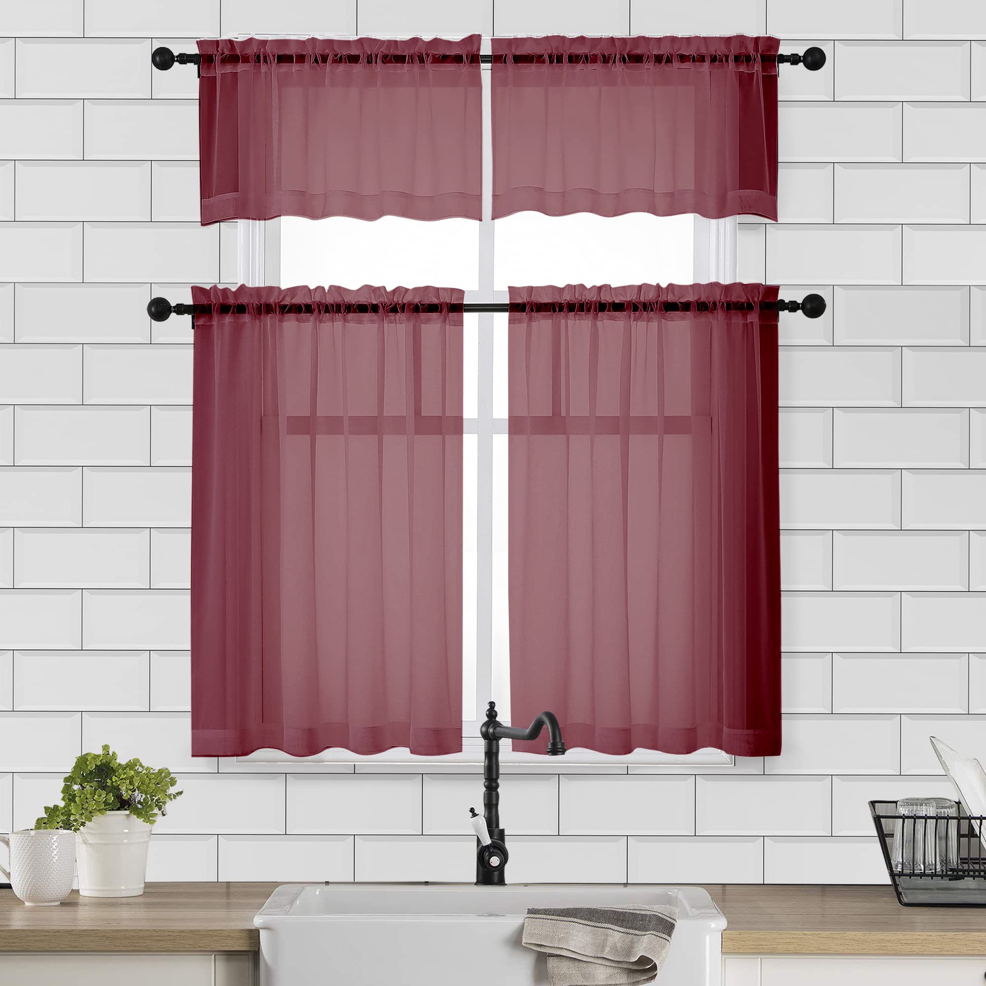 Sheer Curtains 36 Inch Length