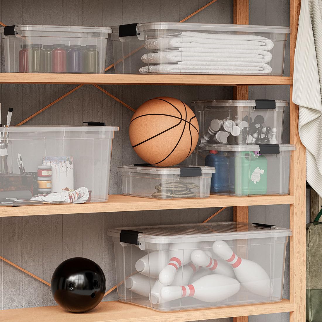 Storage Bins with Lids