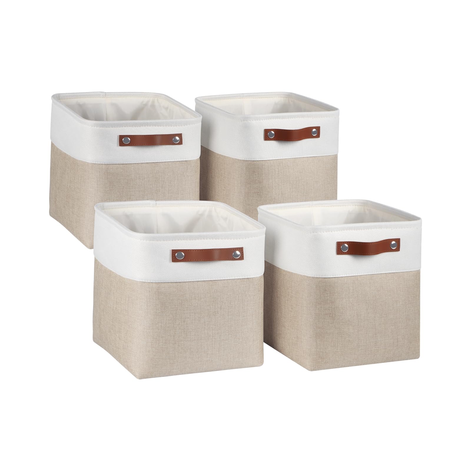 Fabric Cube Storage Bins (4 Count)
