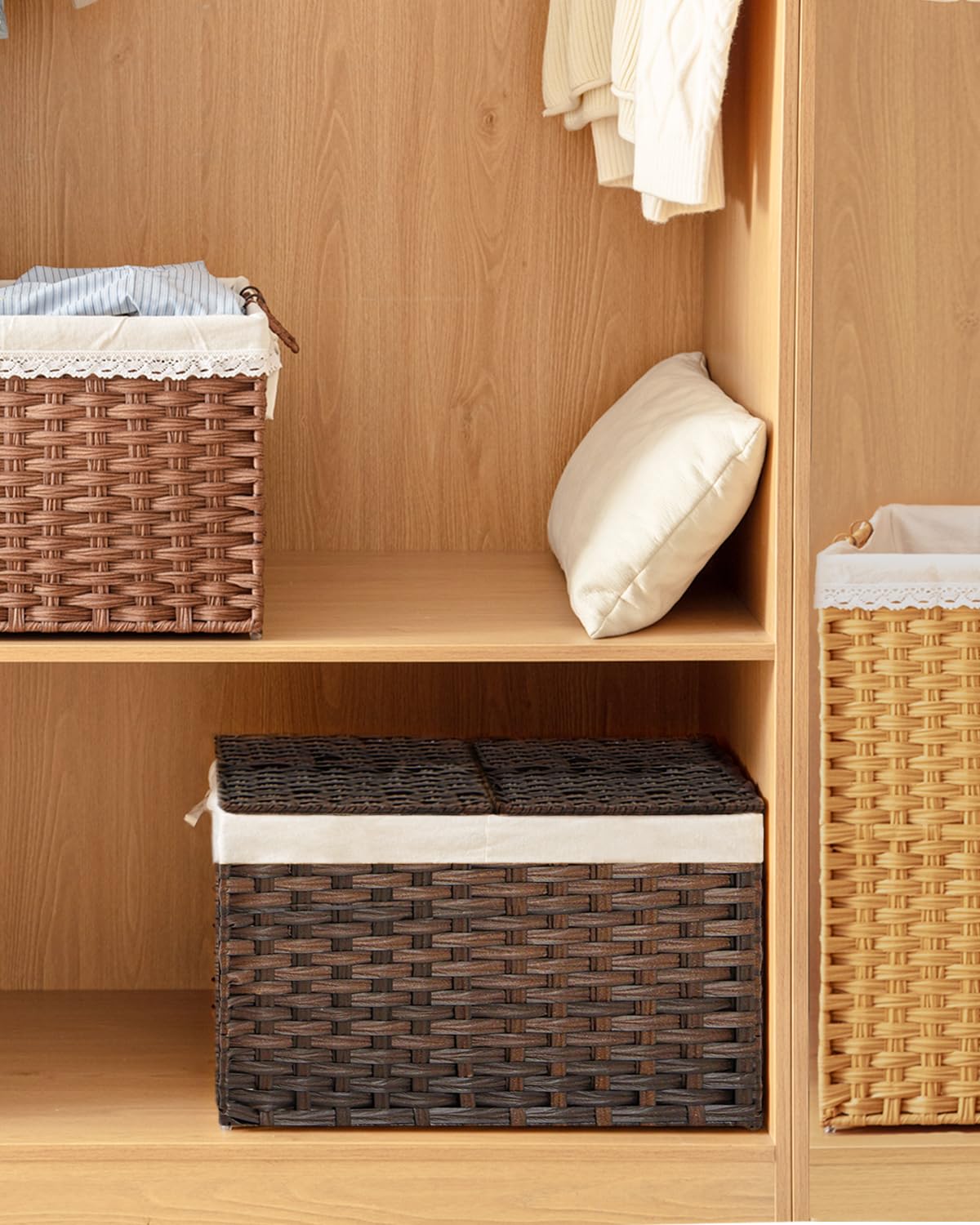 Storage Basket with Lid