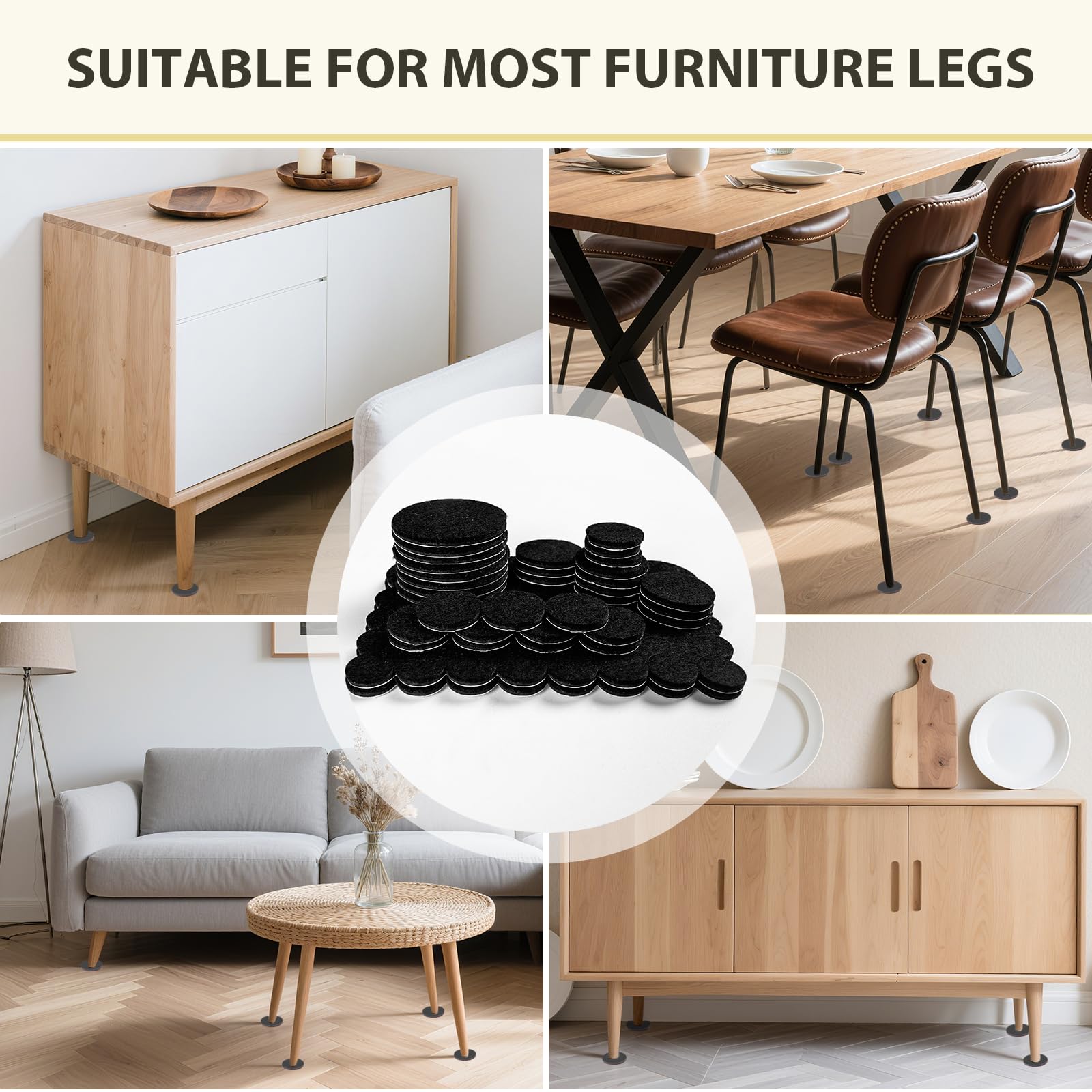 Felt Furniture Pads (330 Count)