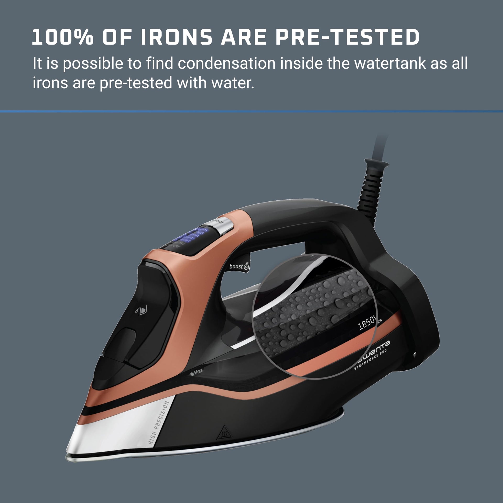 Iron Steam Force Pro Steam Iron for Clothes