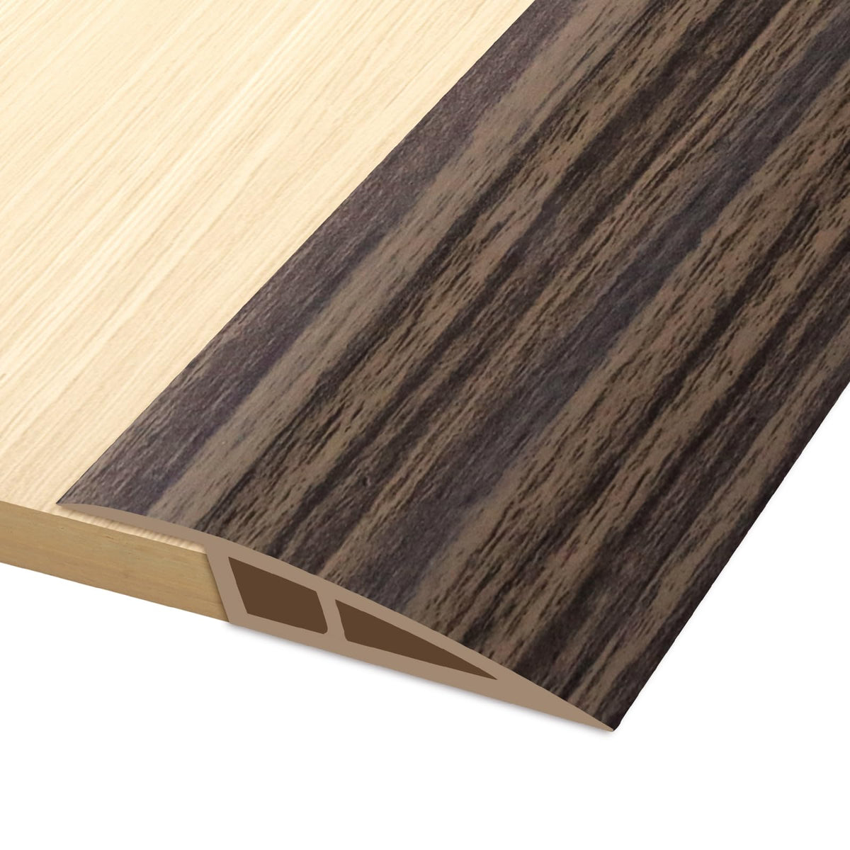 Vinyl Door Threshold Flooring Transition Strip Self Adhesive Carpet Edging Strip for Laminate Doorway Edge Threshold from 1 (6.6 Foot)