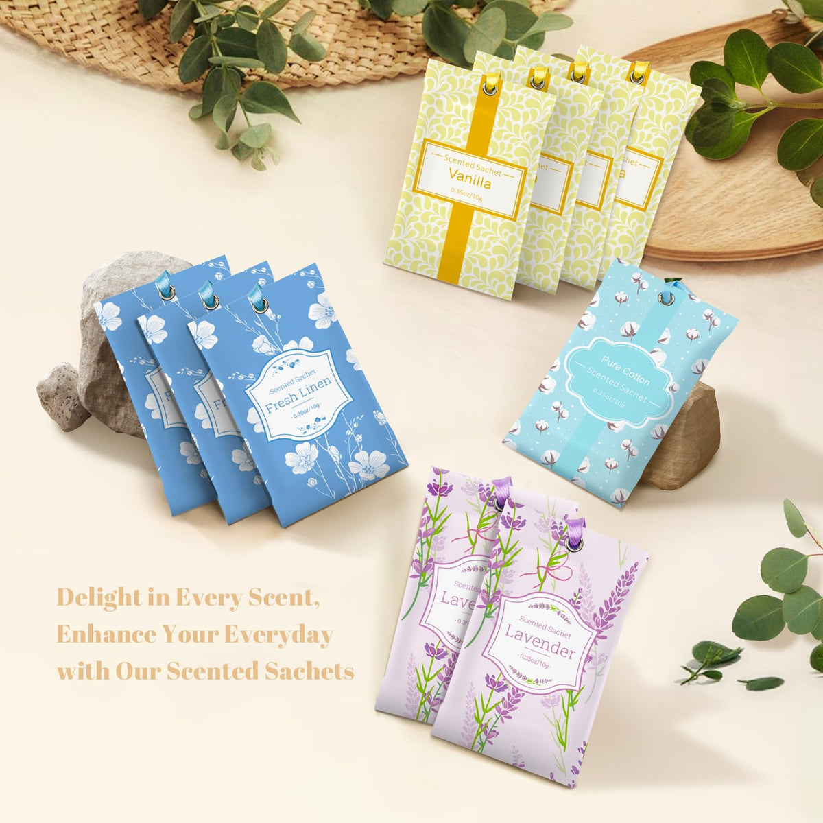Scented Sachets for Drawers and Closets (16 Count)