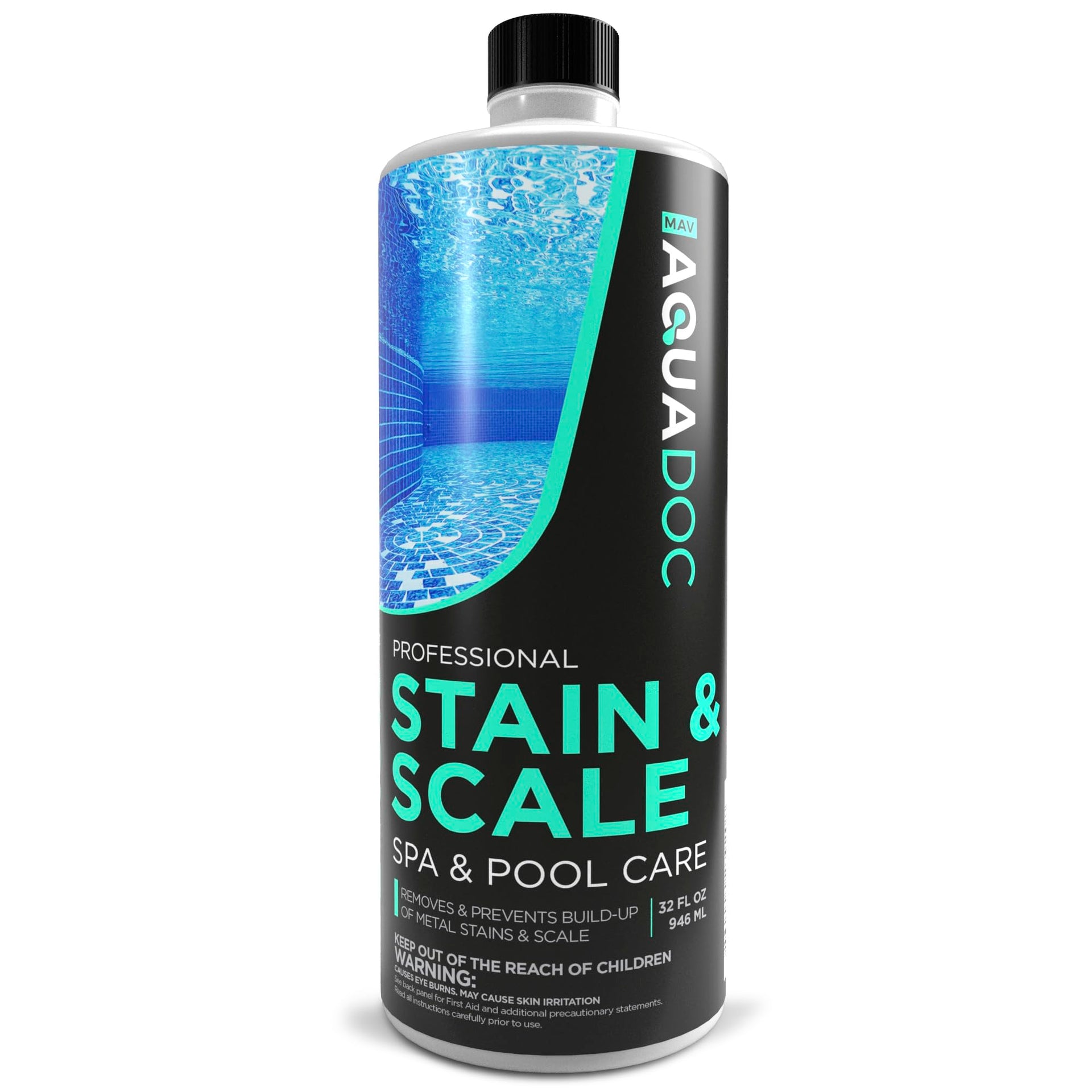AquaDoc Spa Stain and Scale Control for Hot Tubs (32 Fl Oz)