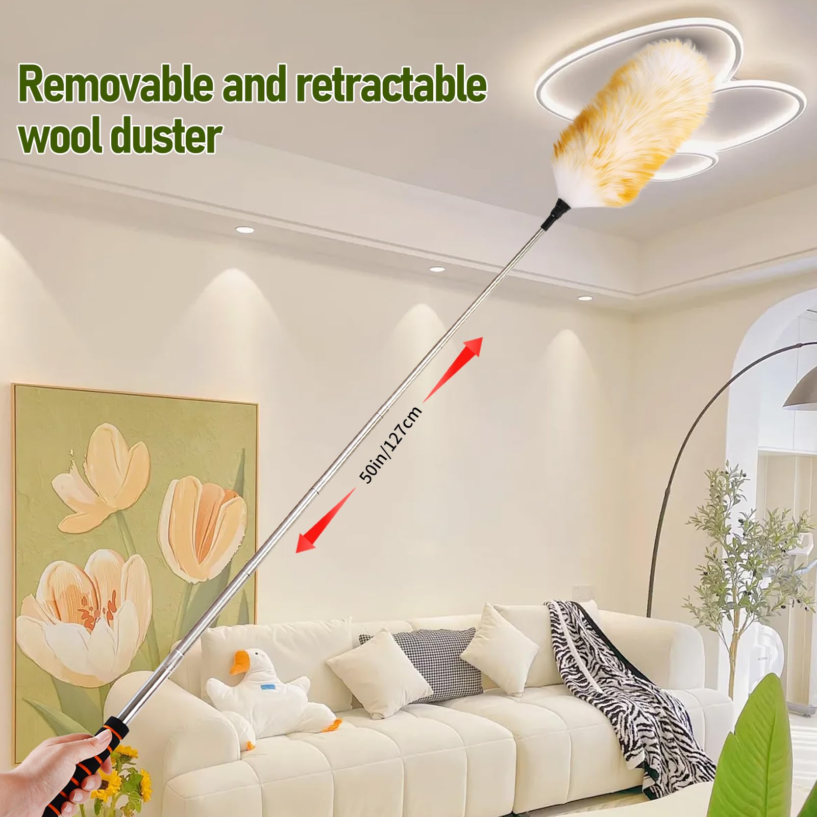 Extendable Lambswool Duster 25 (2 Count)