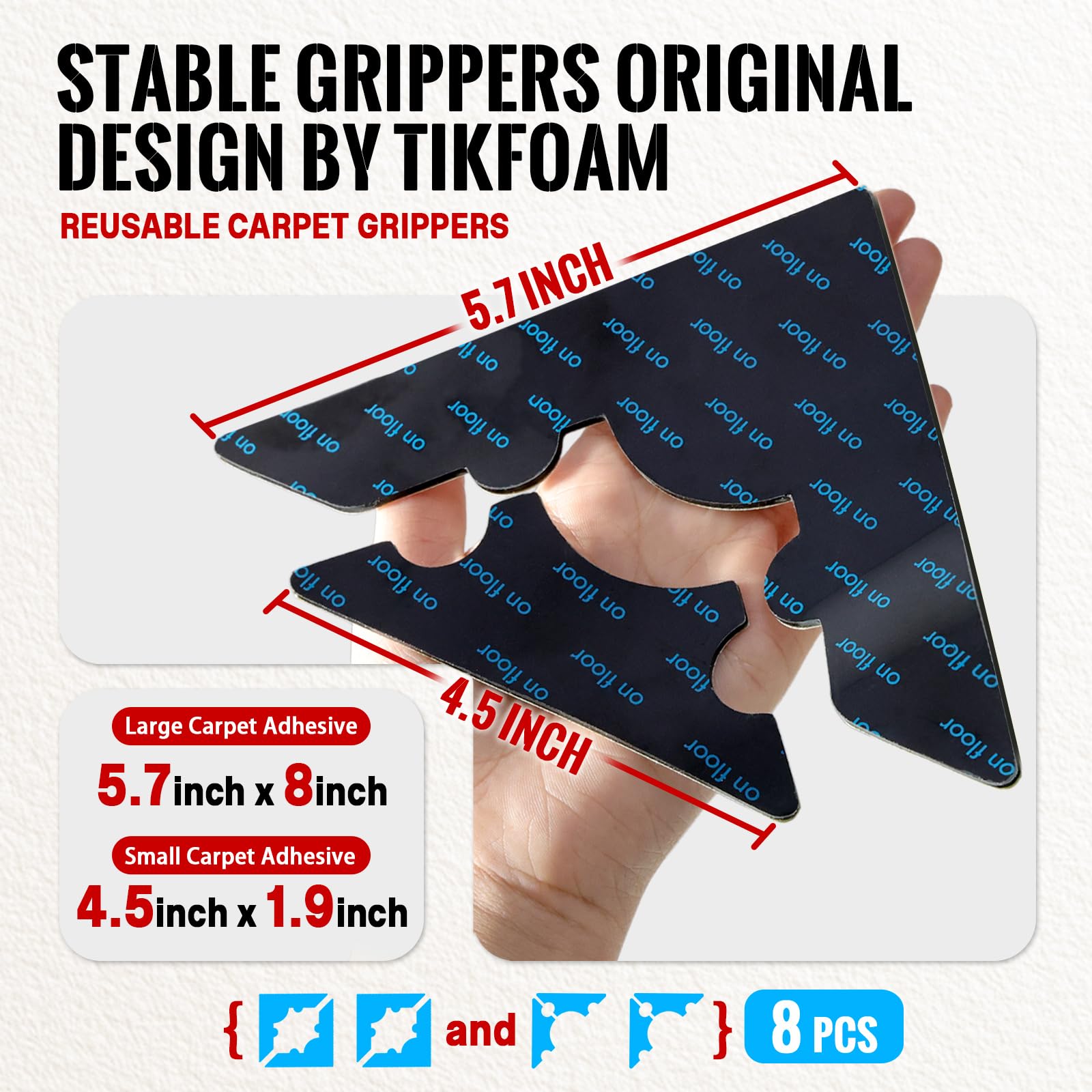 Reusable Rug Tape Non Slip Gripper