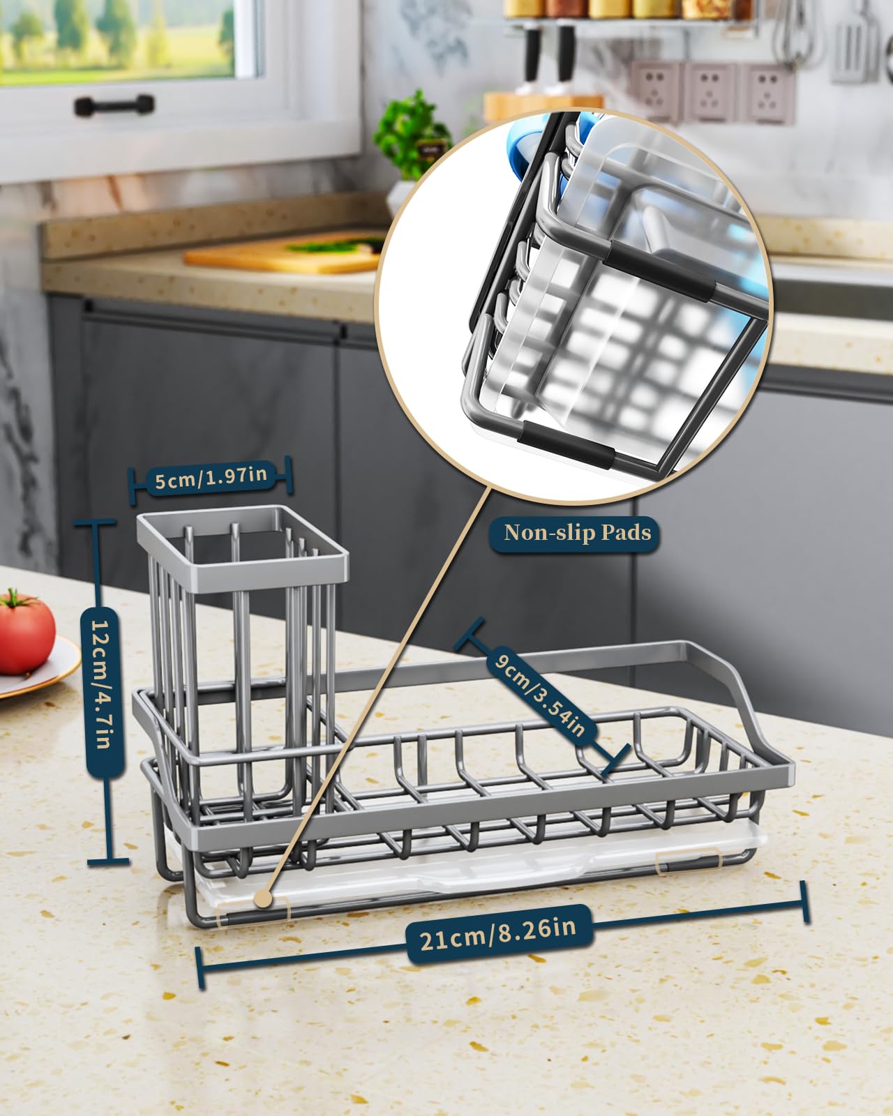 Sponge Holder for Kitchen Sink