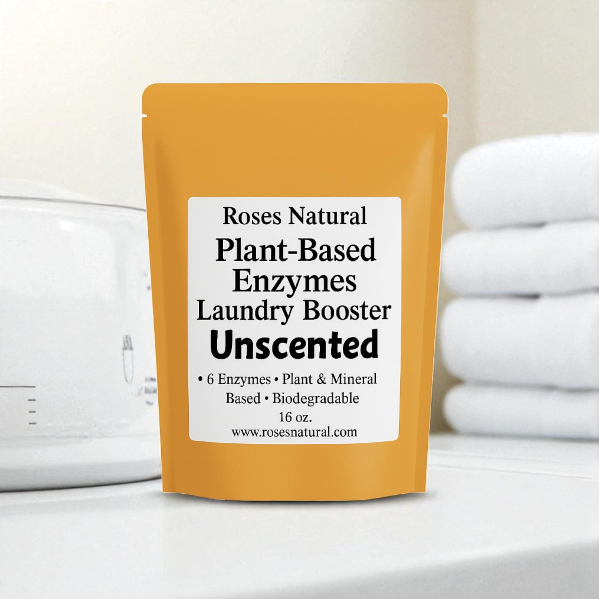 Natural Enzyme Laundry Booster (16 Ounce)