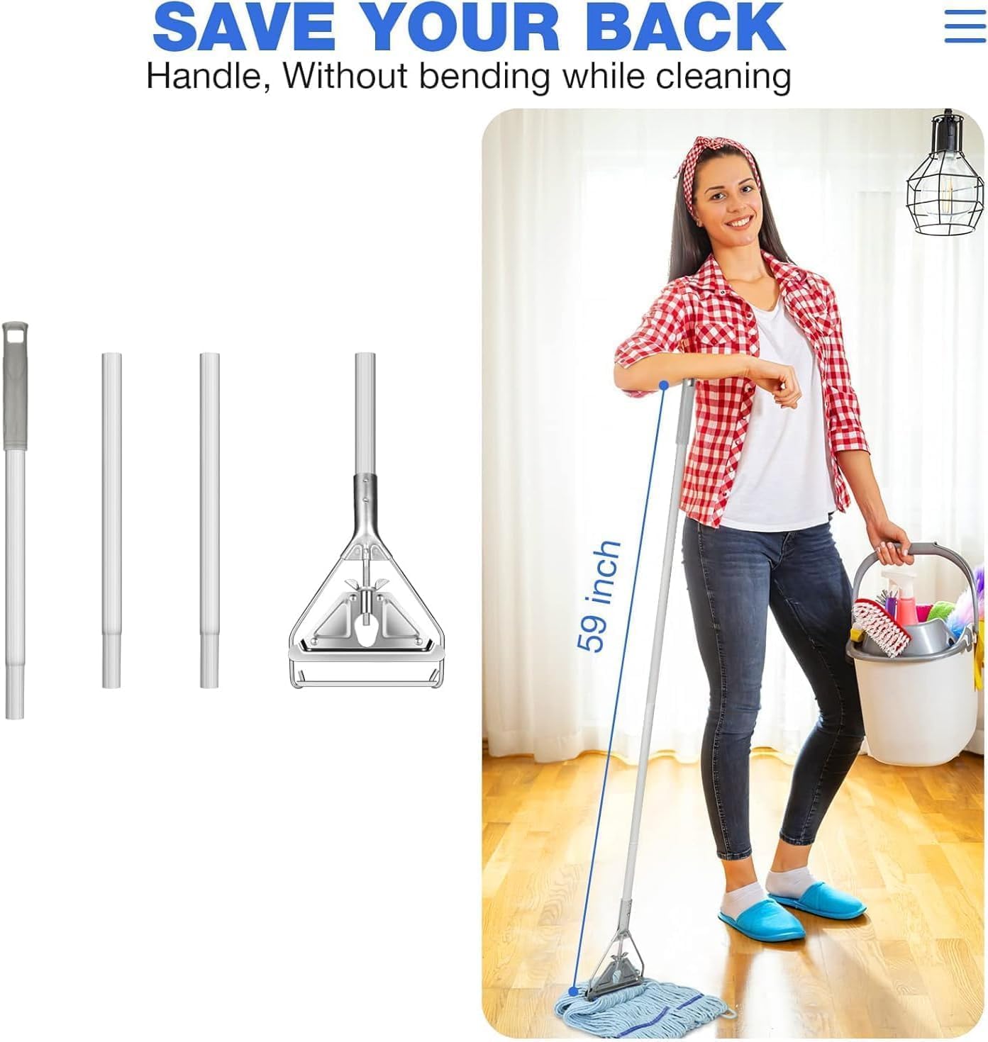 Commercial Mop Handle Heavy Duty