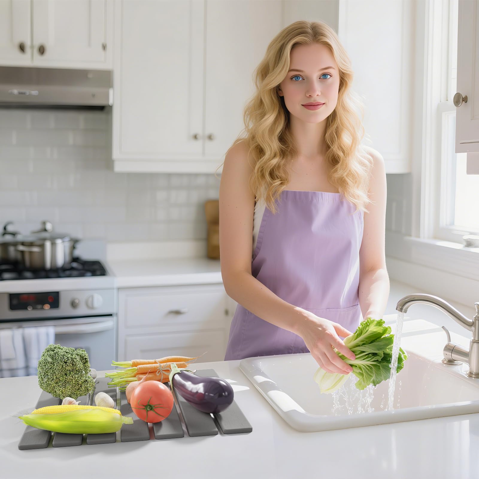 Foldable Stone Dish Drying Mat