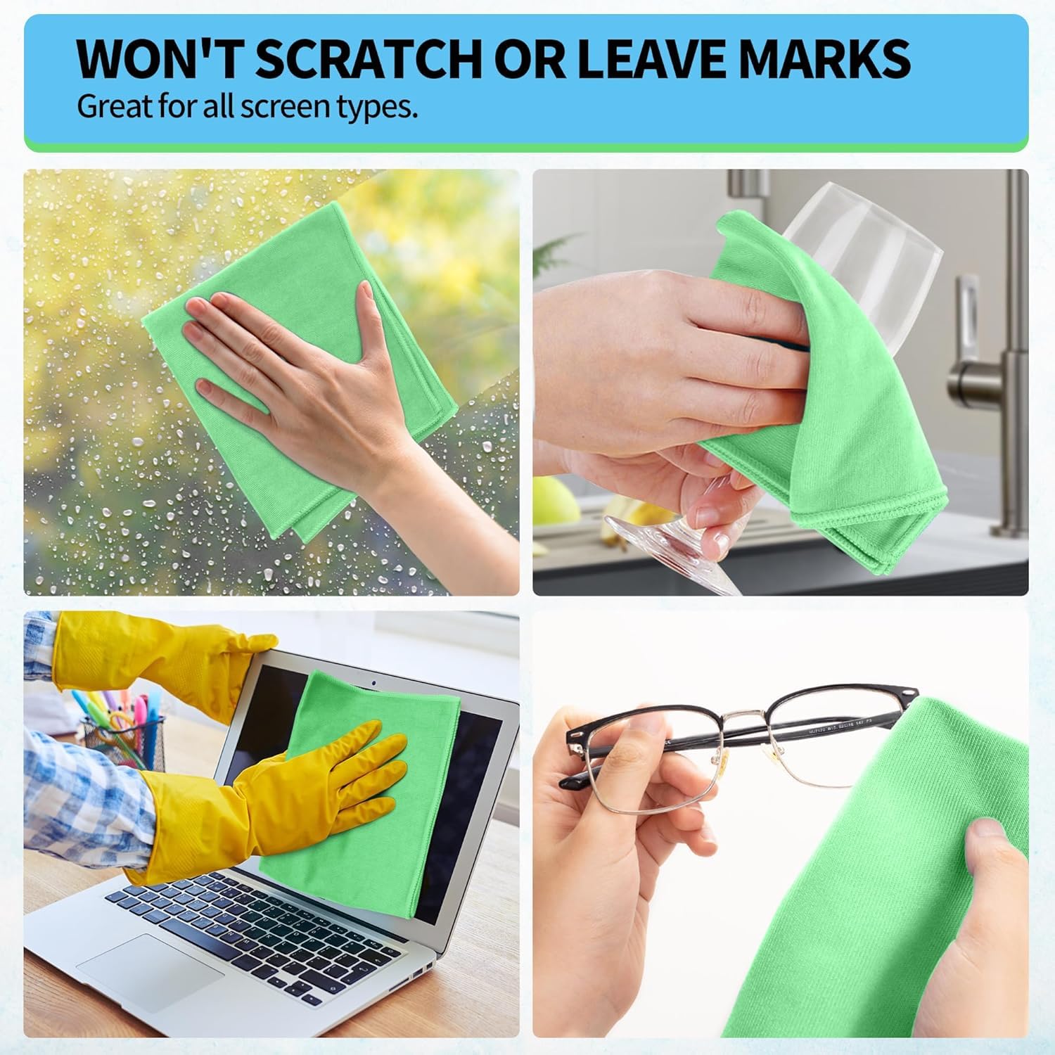 Microfiber Cleaning Cloth (6 Count)