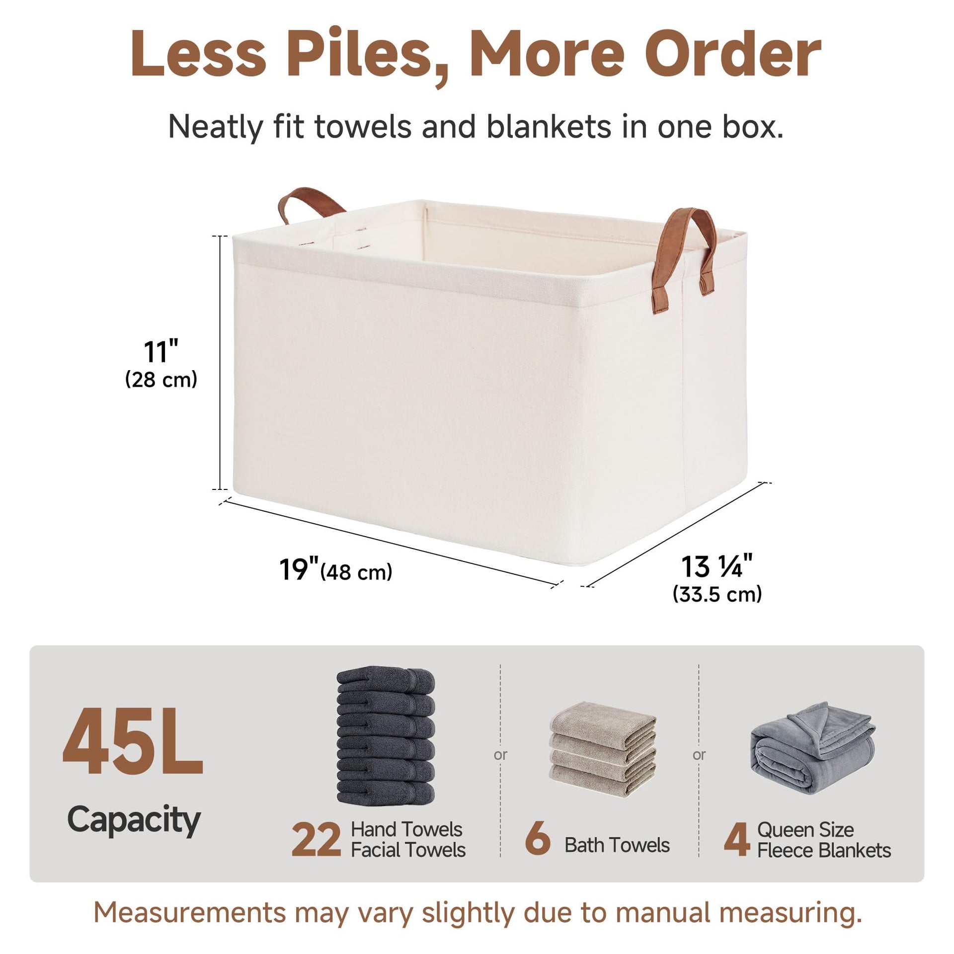 Closet Storage Baskets (2 Count)